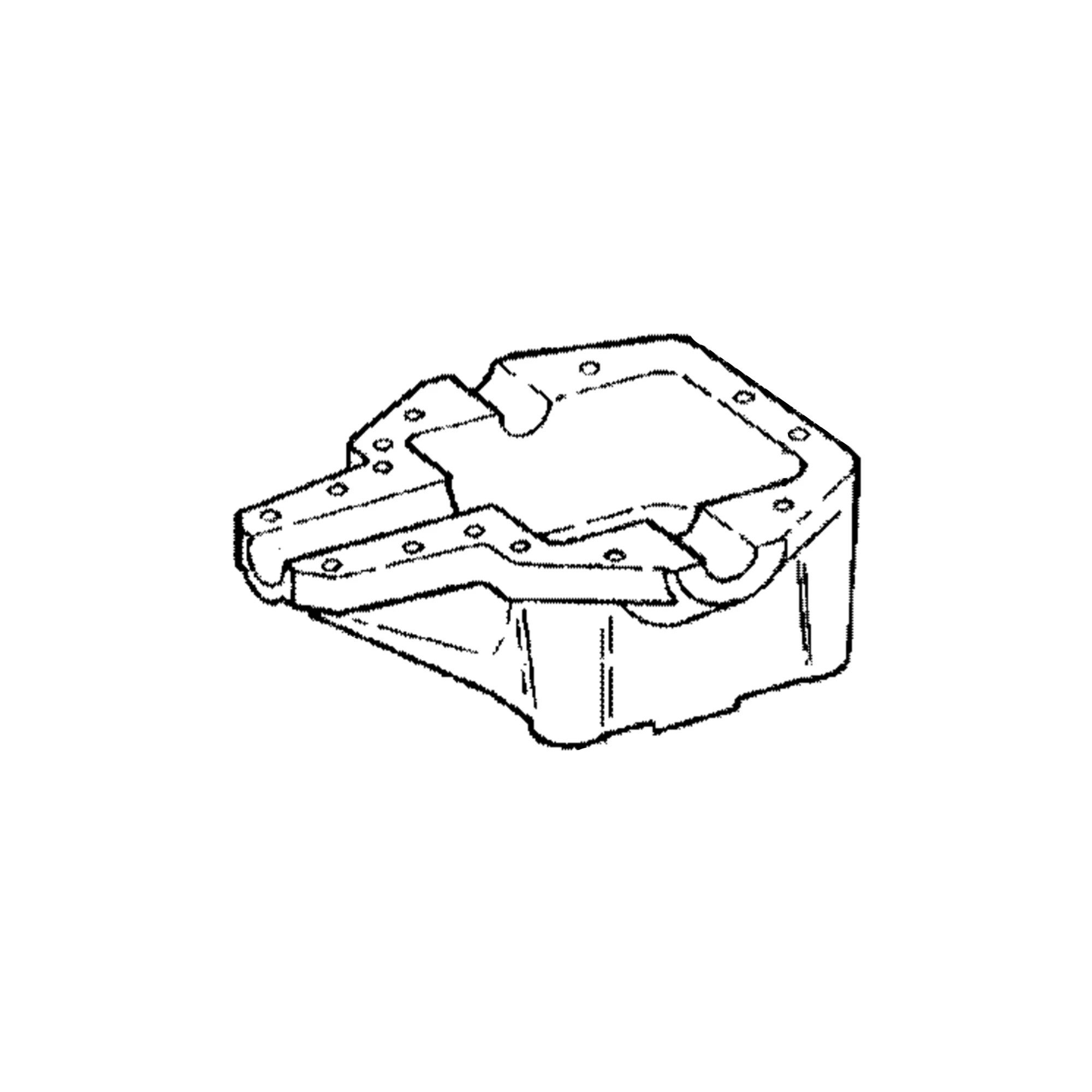 John Deere Bevel Gear Case Lower Housing - E81704