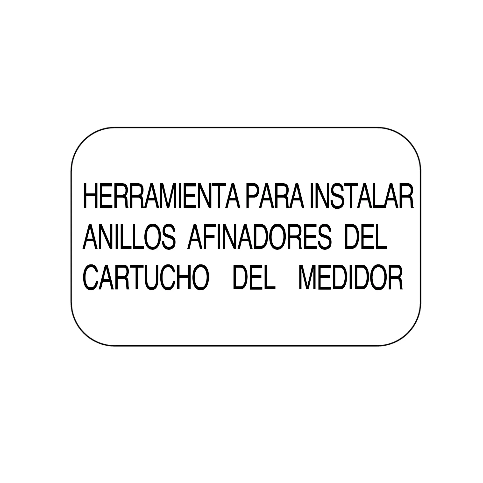John Deere Ring Installation Tool Label, Spanish - A63526