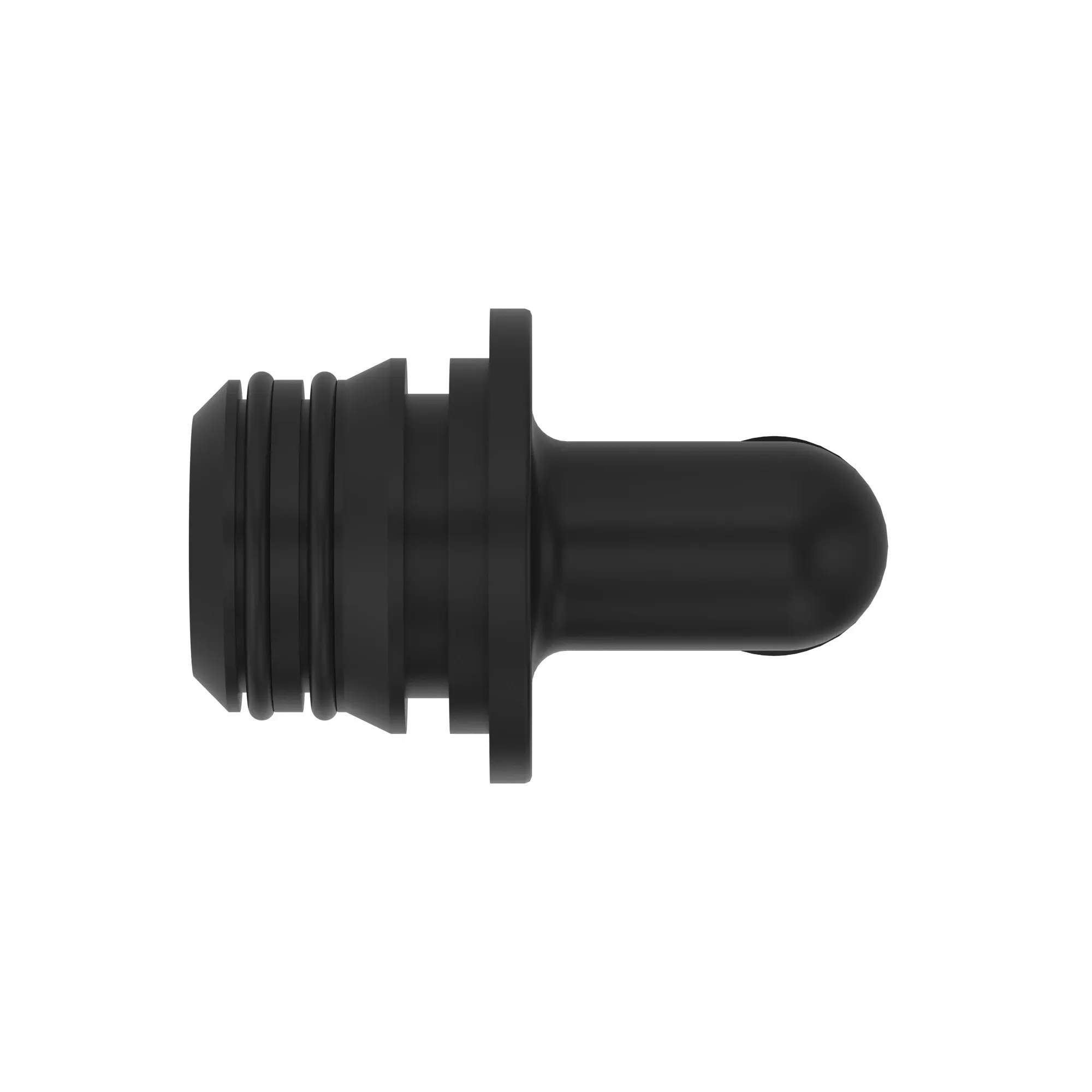 HOSE BARB ASSY W/ O-RINGS, 90 DEG