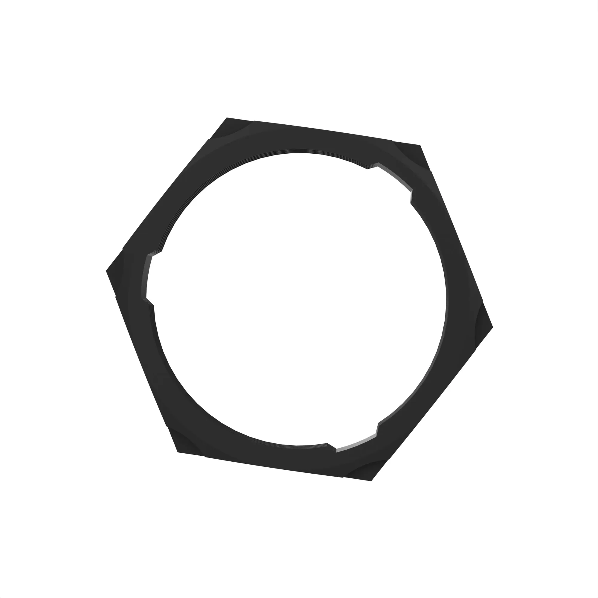 RETAINING NUT NUT BLK PLSC
