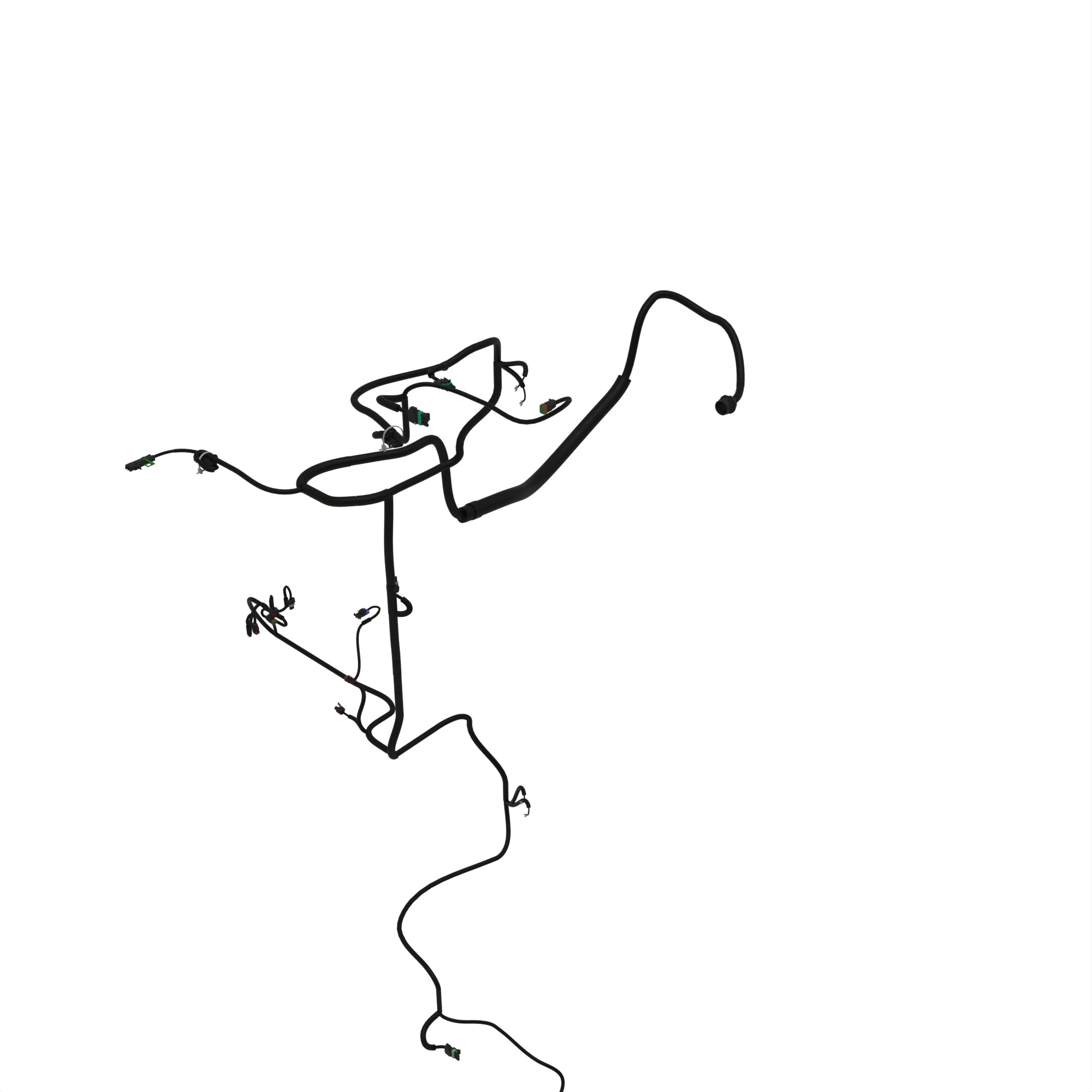 John Deere Loader Frame Wiring Harness - AT459511