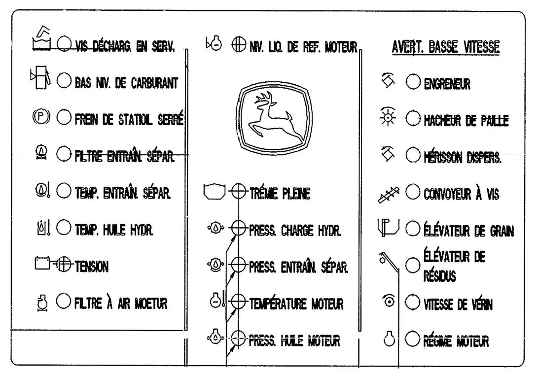 John Deere Graphics Panel - H161110