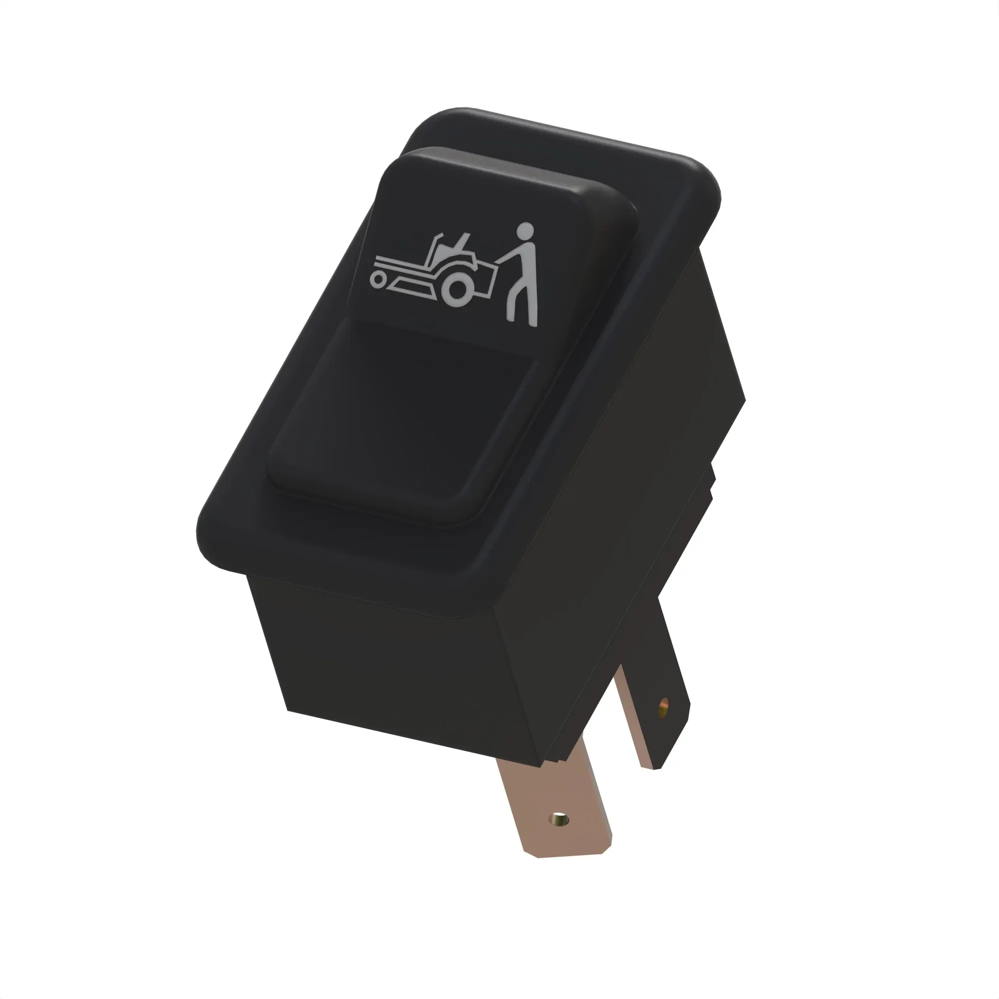 TOGGLE/ROCKER SWITCH, PUSH MODE