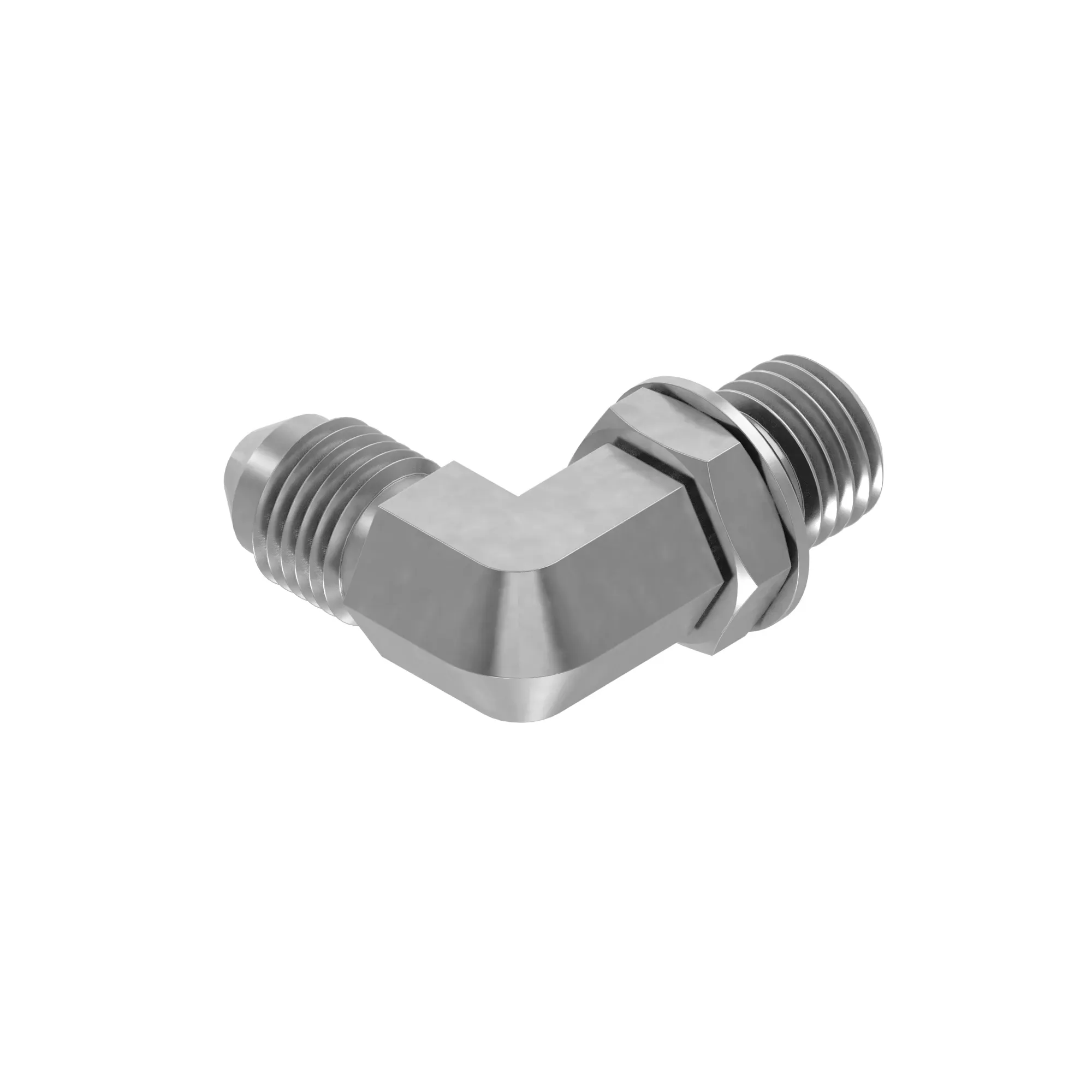 ELBOW FITTING, 7/16MJIC-90-M12MOR L