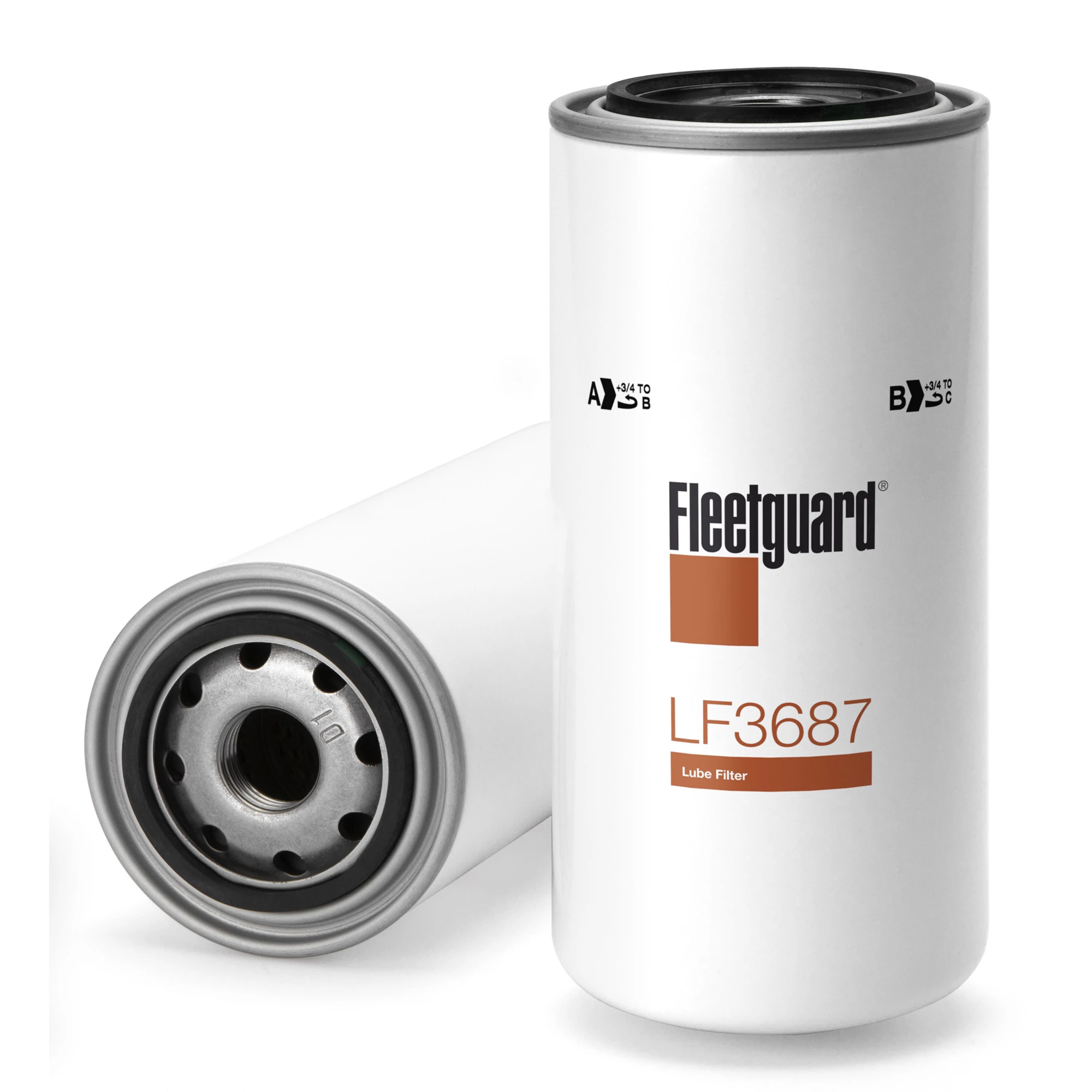 Fleetguard Premium Spin-On Lube Filter - PMLF3687