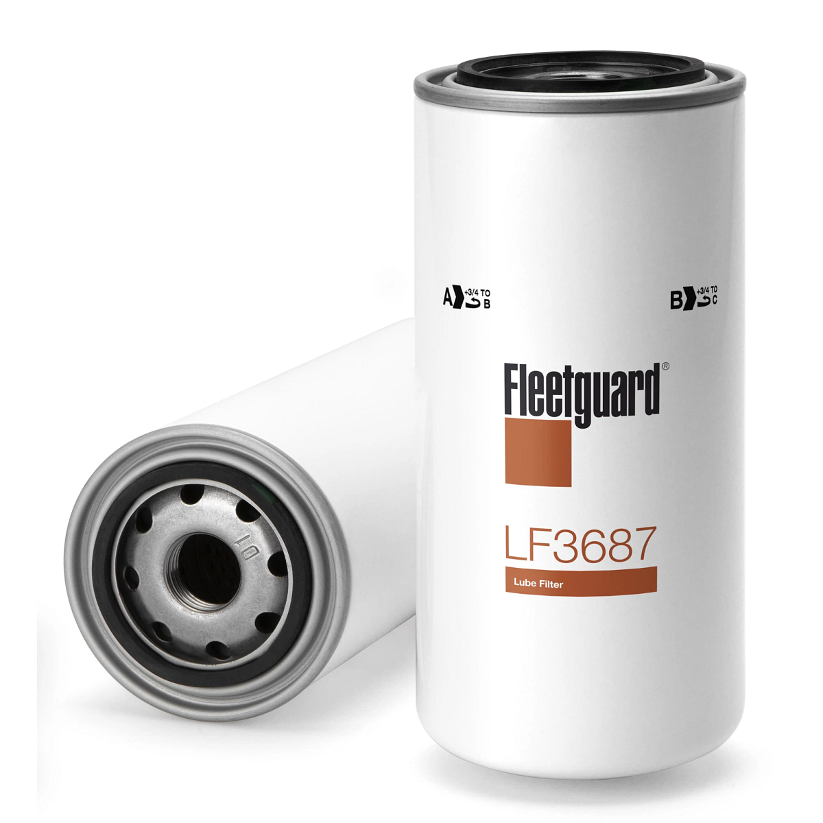 Fleetguard Premium Spin-On Lube Filter - PMLF3687