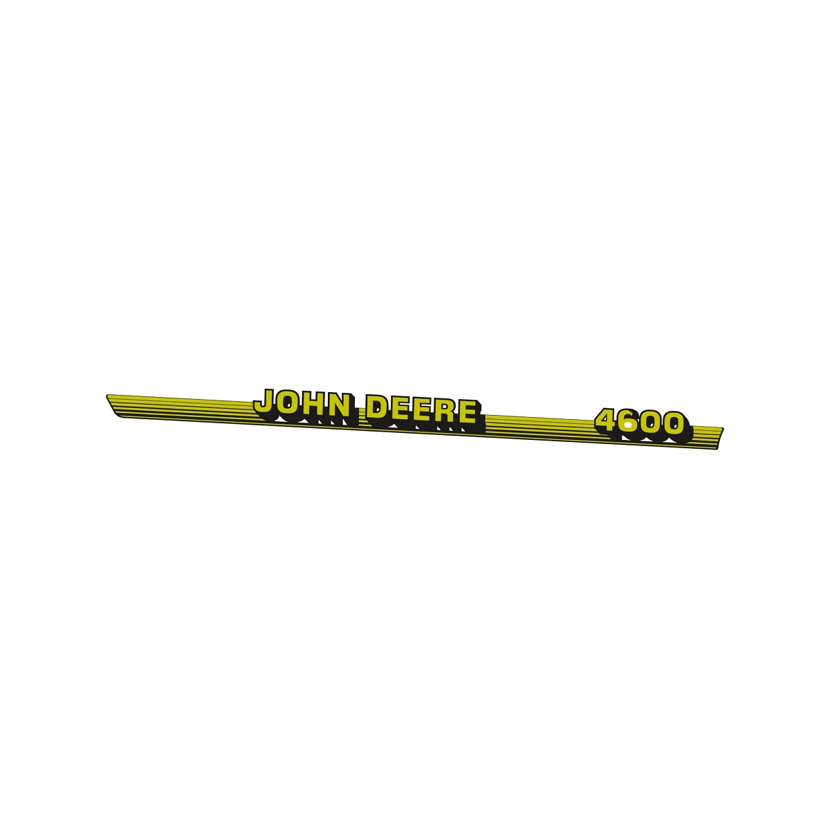 Label, '4600' RH Side Stripe