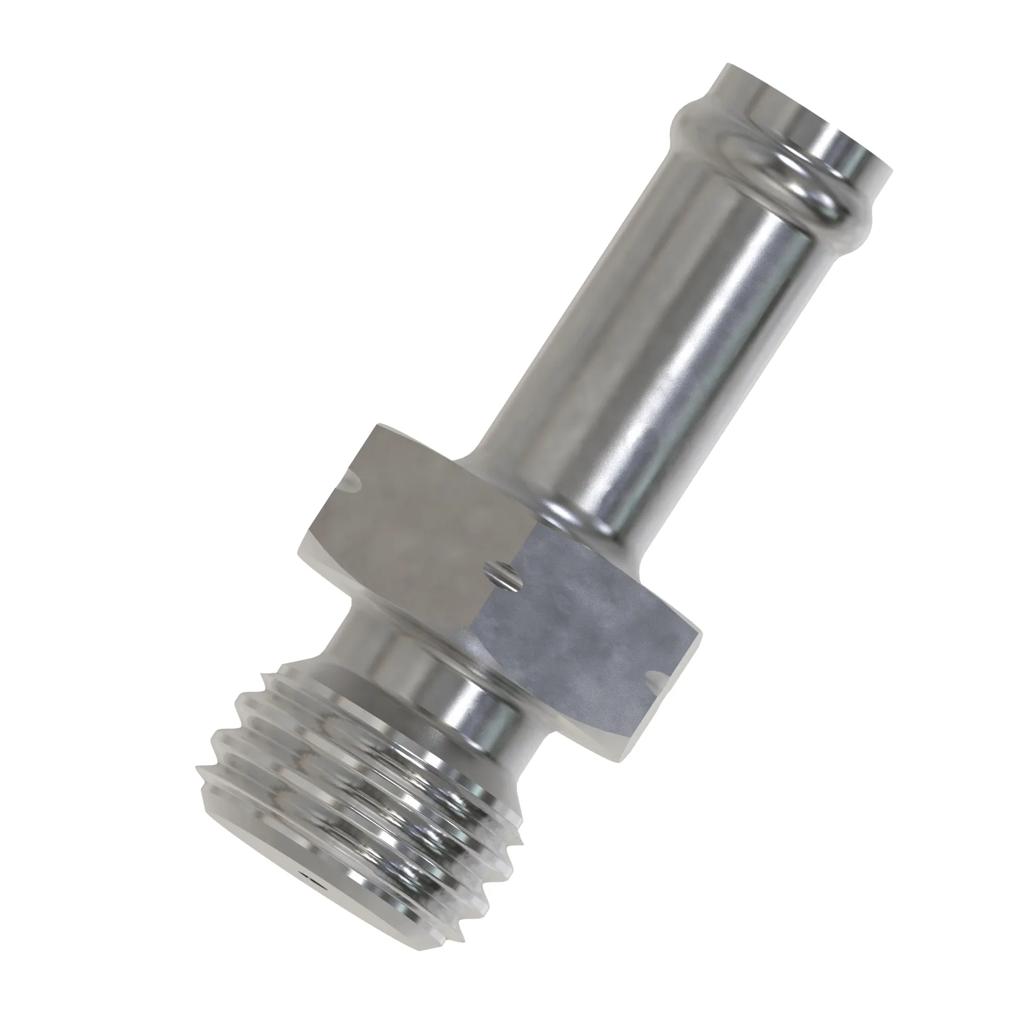 John Deere Straight Male Threaded Adapter Fitting - T386653