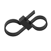 ACCY TYTON WIRE TIE BLACK NYLON