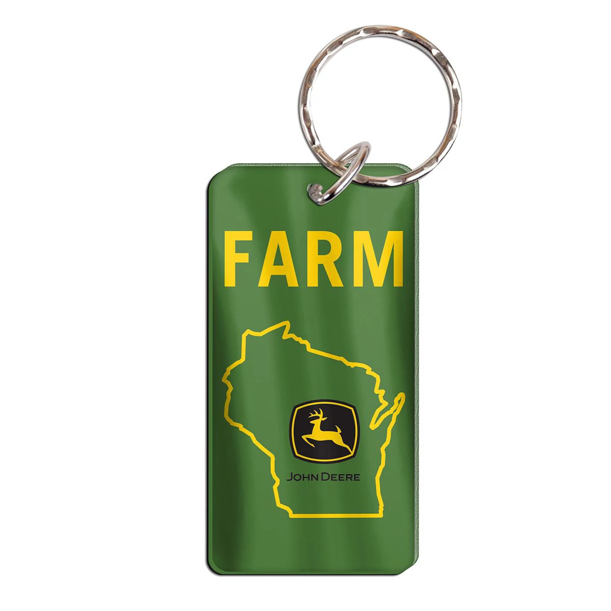 Farm Wisconsin Keychain | Shop.Deere.com