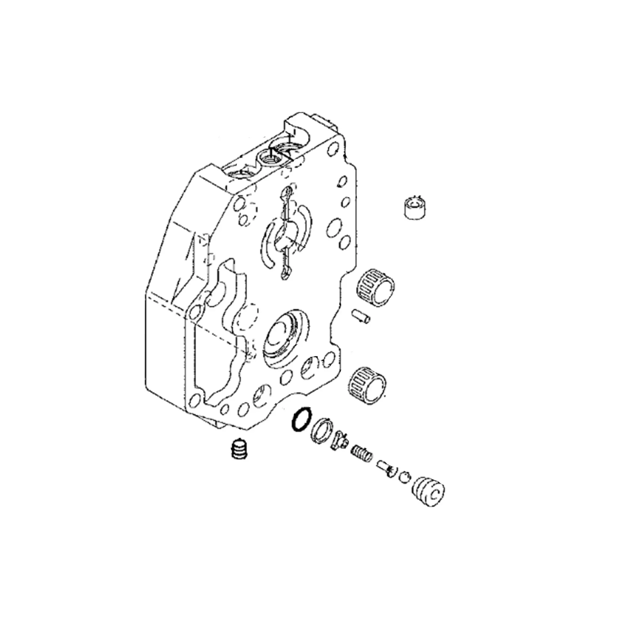 John Deere Transaxle Center Case - LVA800409