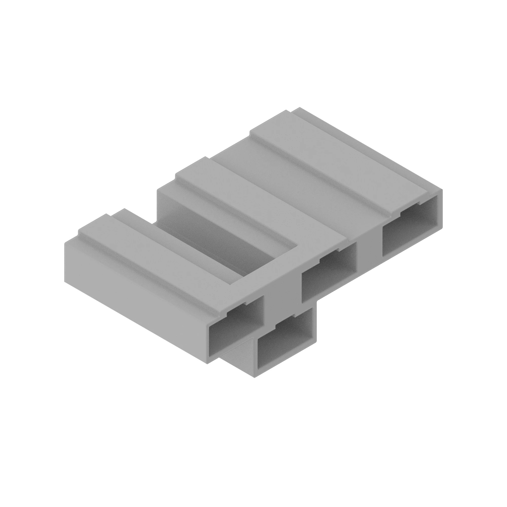 John Deere Gray External Electrical Connector Housing, 4 Cavities - 57M7457