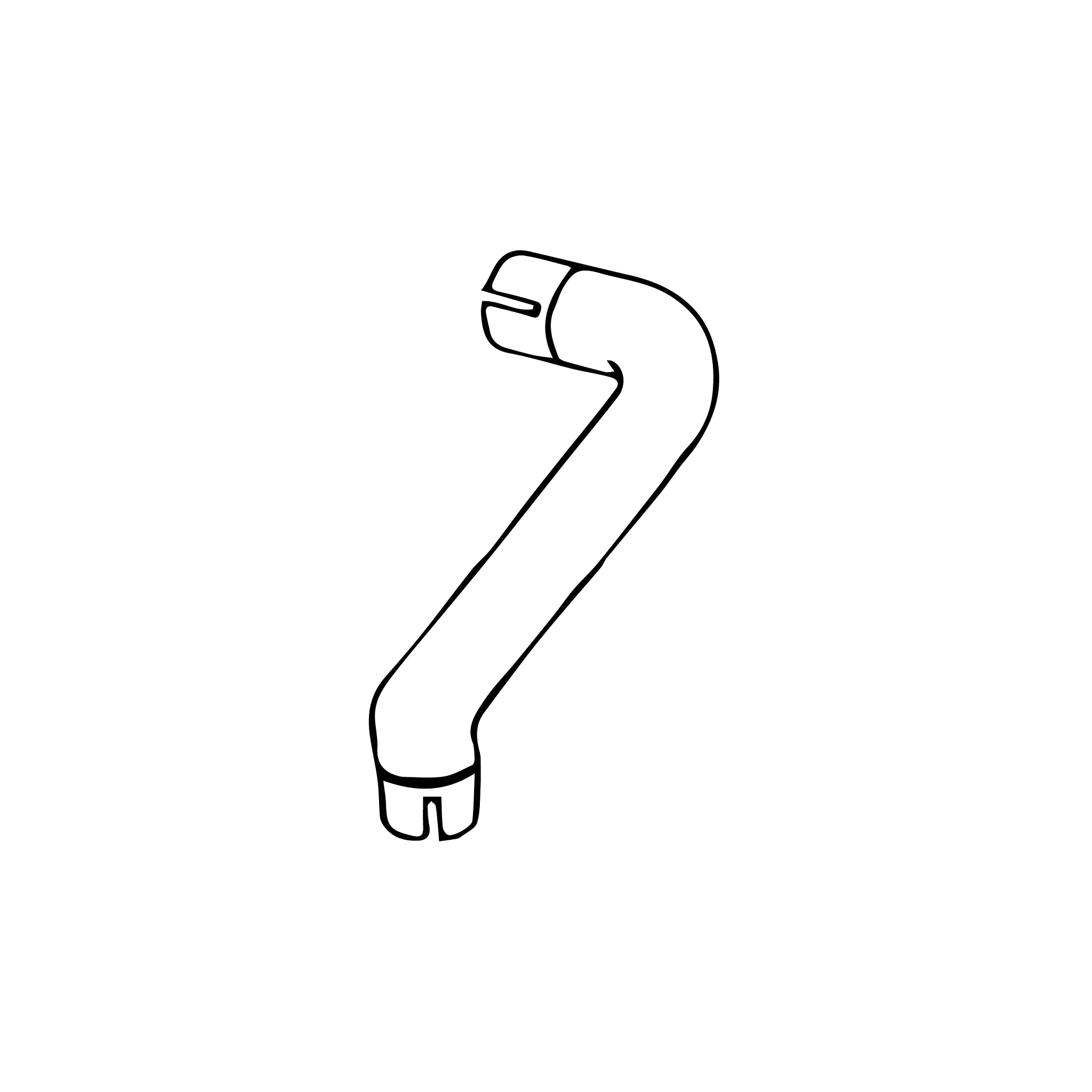 John Deere Exhaust Pipe - T145862