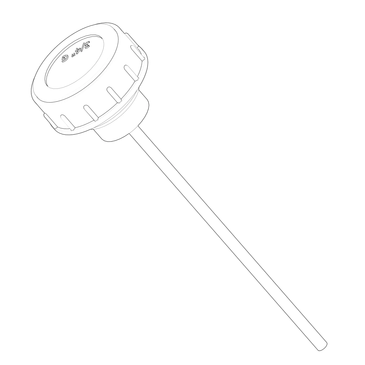 Cap, Breather With Dipstick