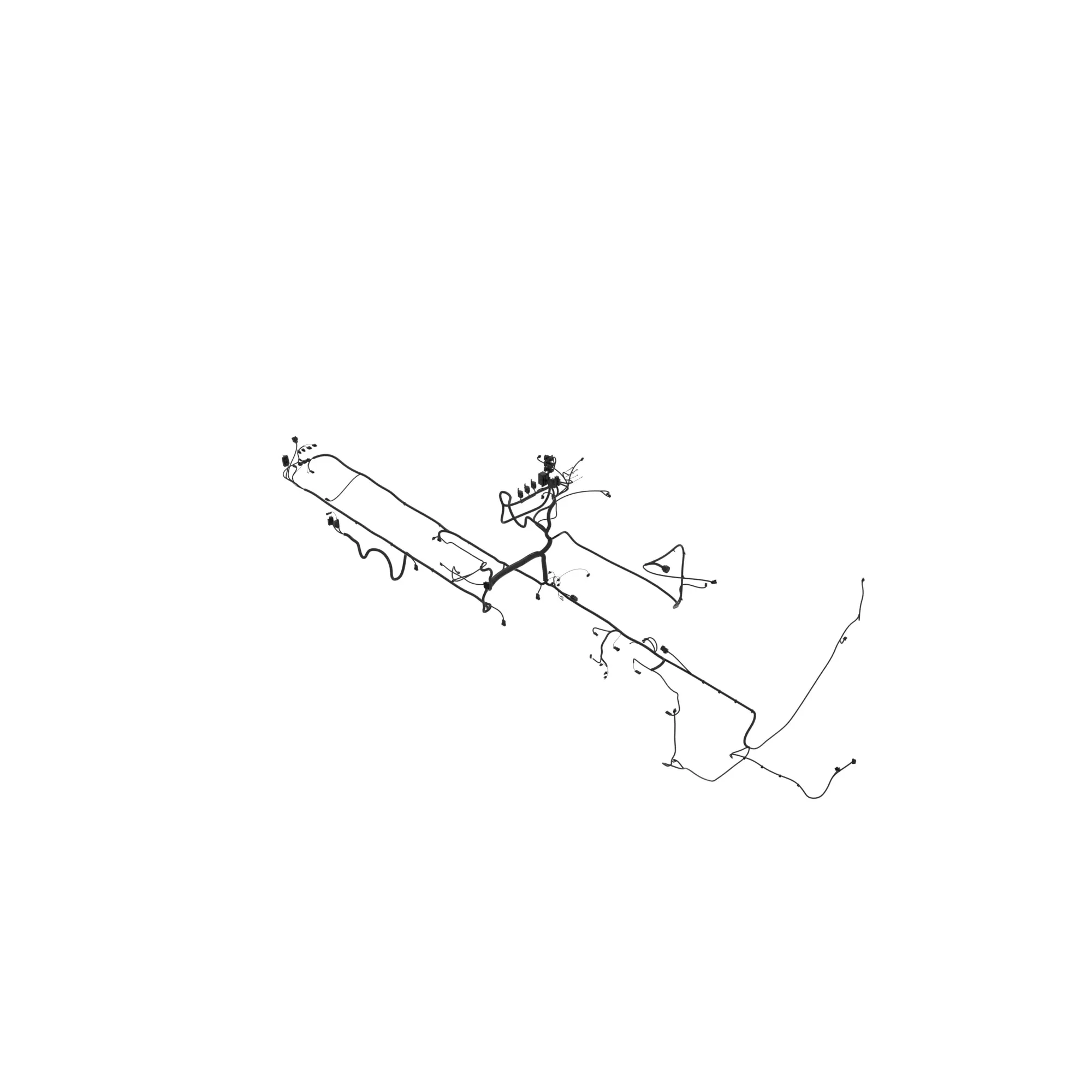 John Deere Matter Horn Chassis Wiring Harness - AN208781