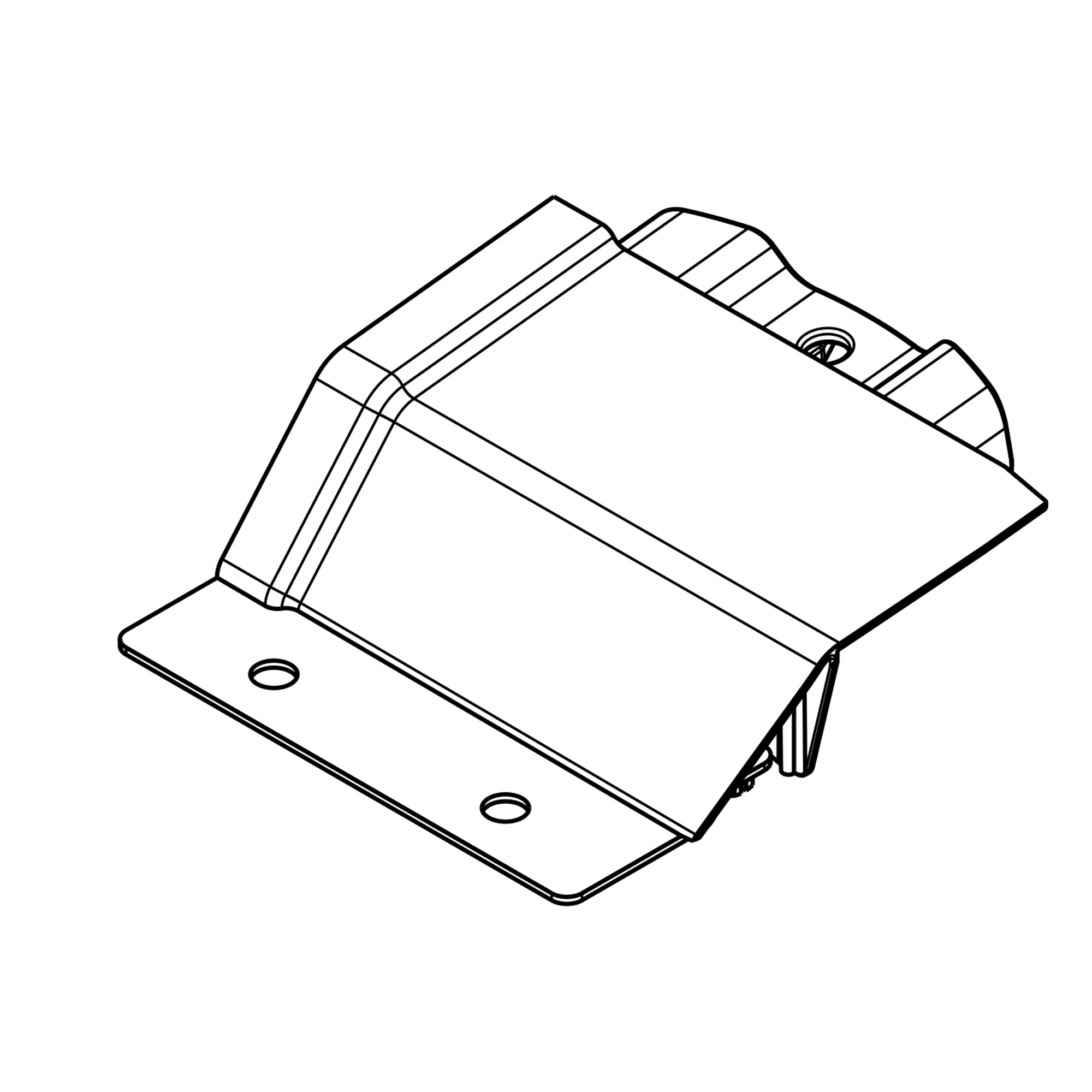 John Deere Belt Support  Ramp, Left Side - AXE56848