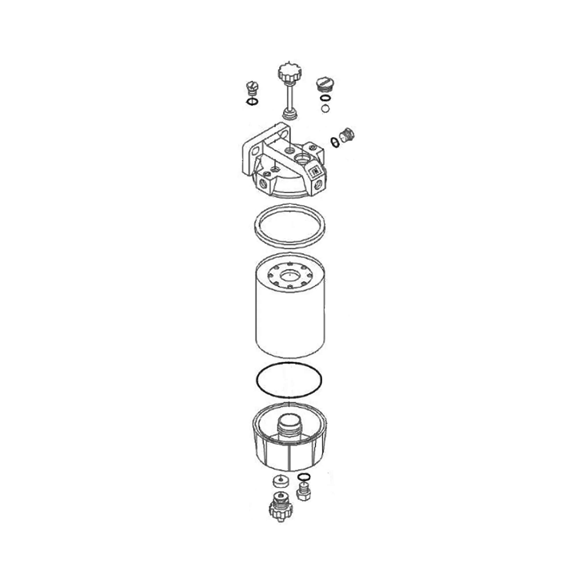 John Deere Fuel-Water Separator Assembly - AT81268