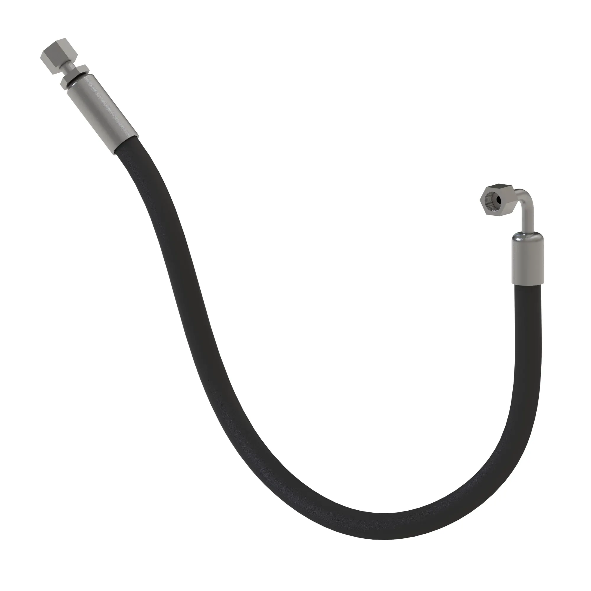 John Deere Steering Valve to Hydraulic Pump Hydraulic Hose - AT540640