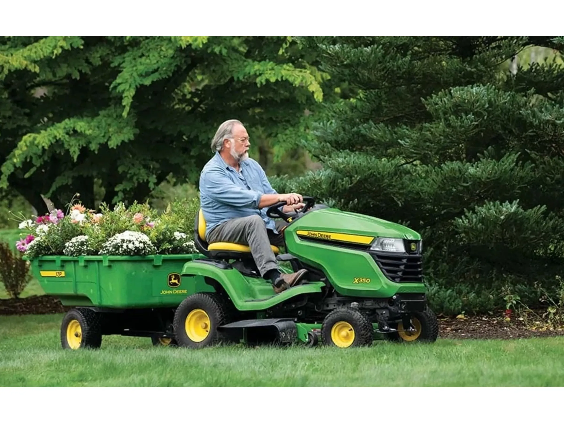 John Deere X350 Select Series Lawn Tractor — Engine Power