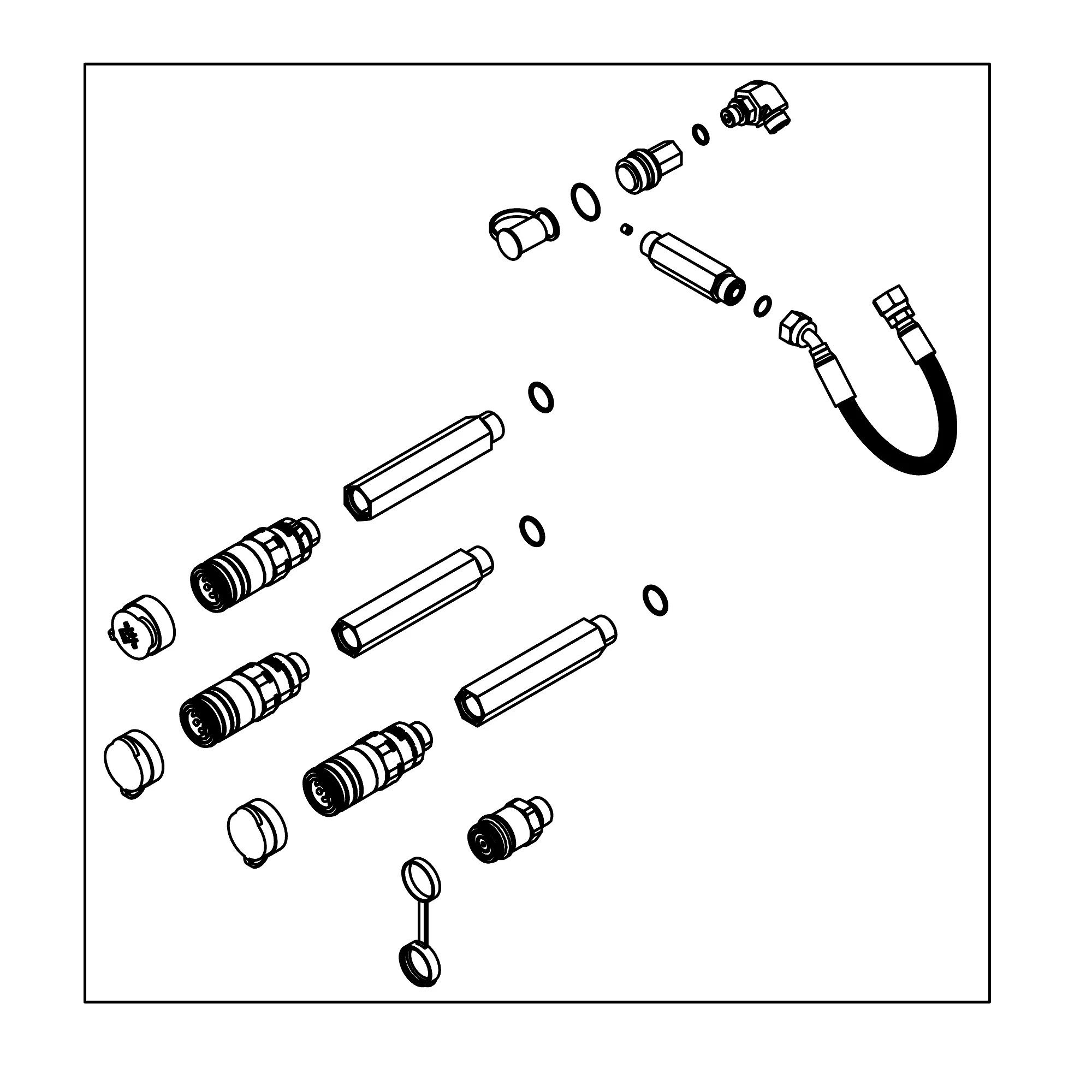 John Deere Power Beyond Hydraulic Quick Connect Coupler - RE281166
