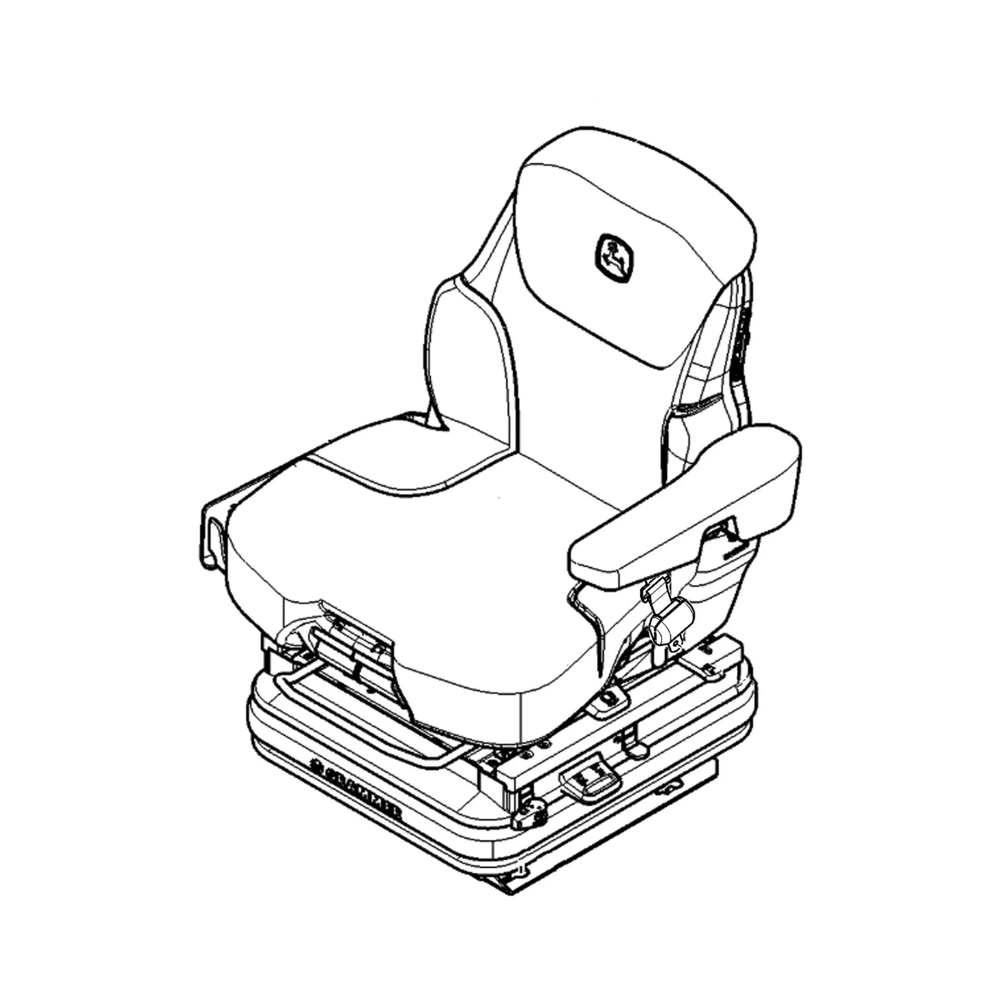 John Deere Standard Driver Seat - BL16922