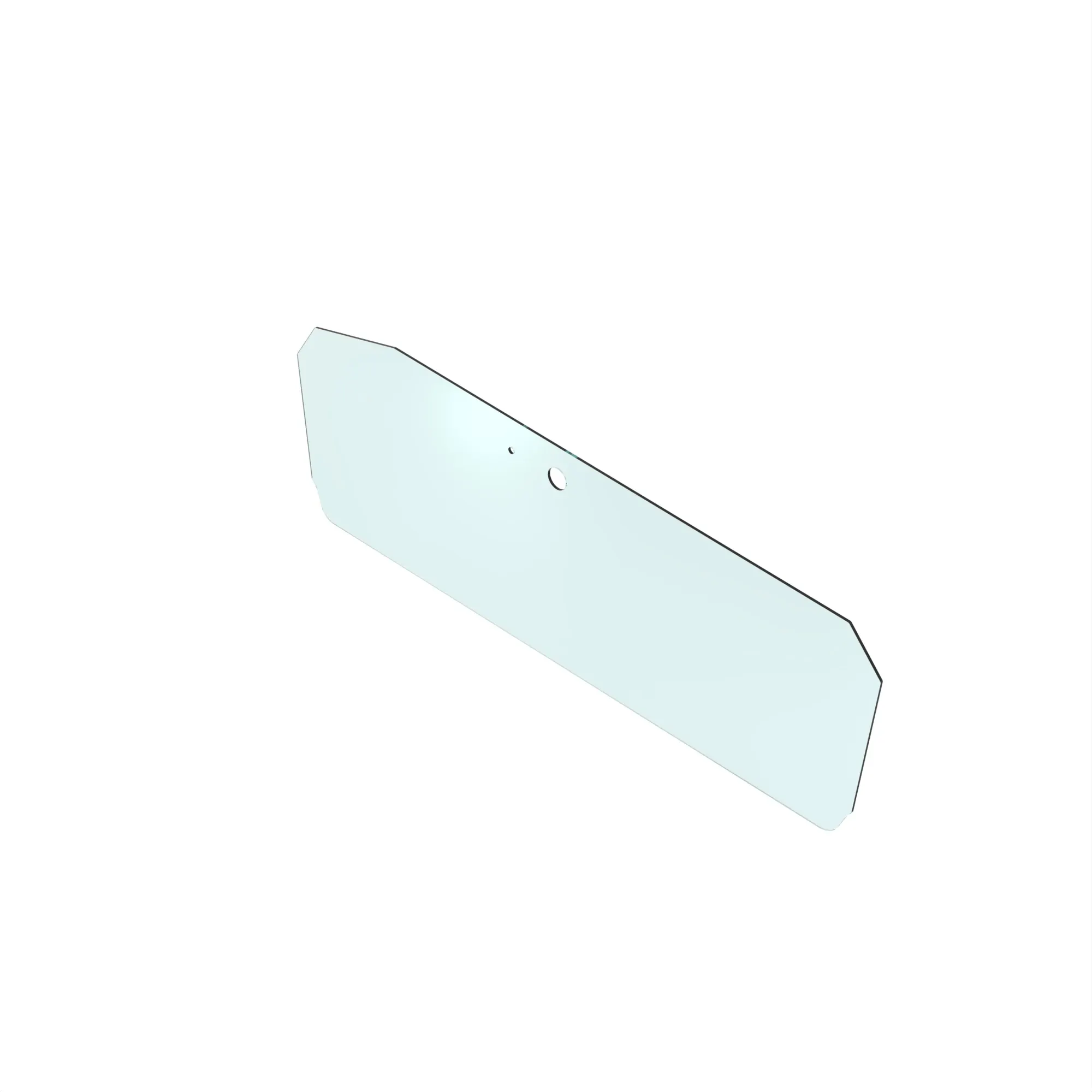 John Deere Left Side Cab Windowpane - T242306