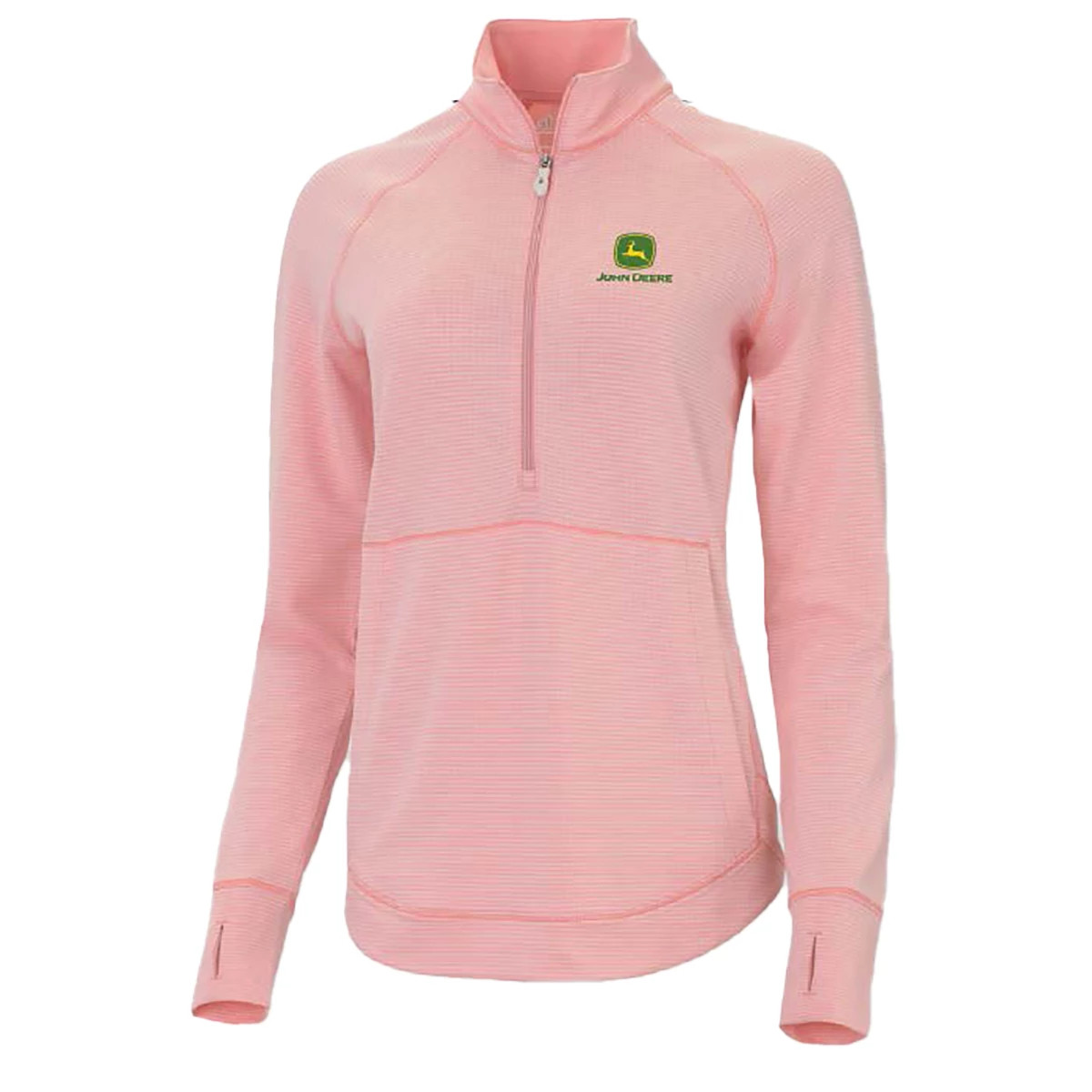 "Blossom Pink Quarter Zip Pullover"