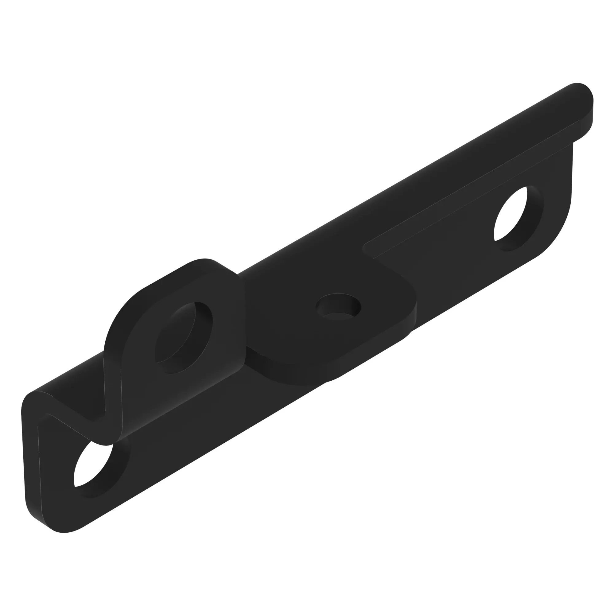 BRACKET, HOOD RETAINING