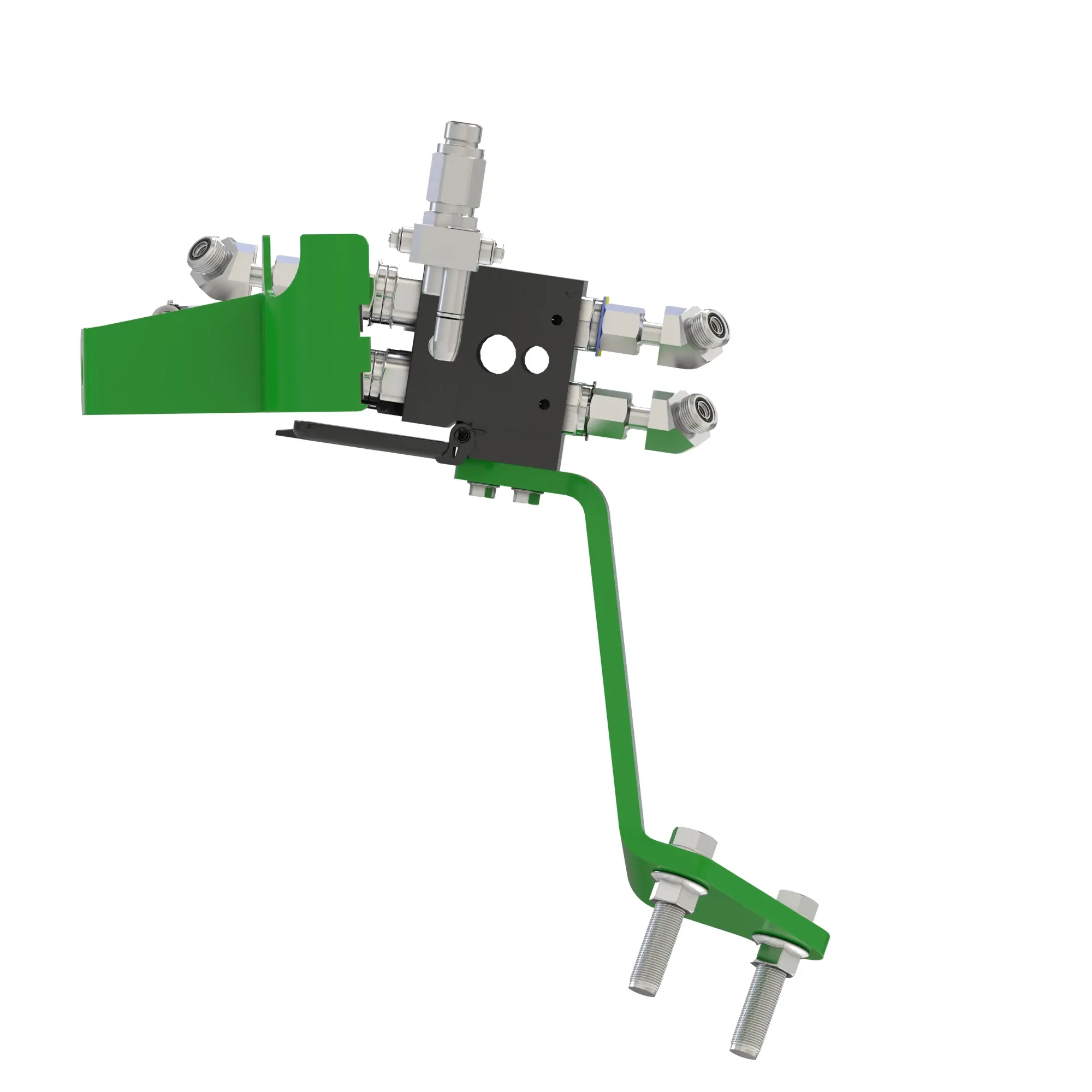 BXX10442: 3-Function Hydraulic Quick-Connect Coupler Attachment