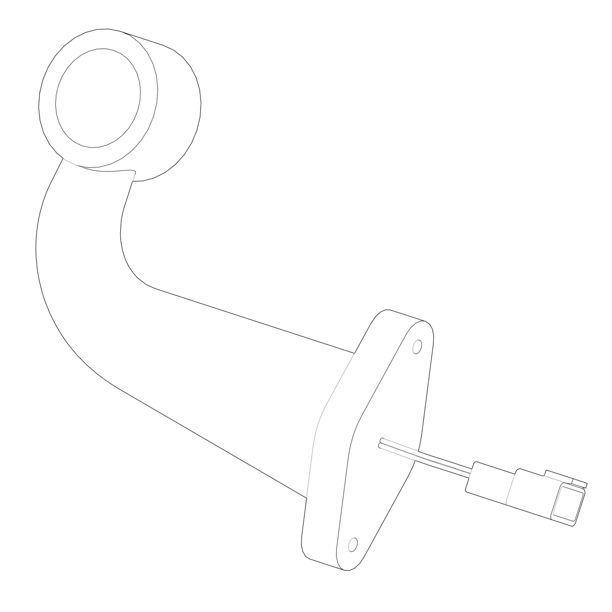 John Deere Clearance Light Adapter Wiring Harness, Right Side - AXE33305