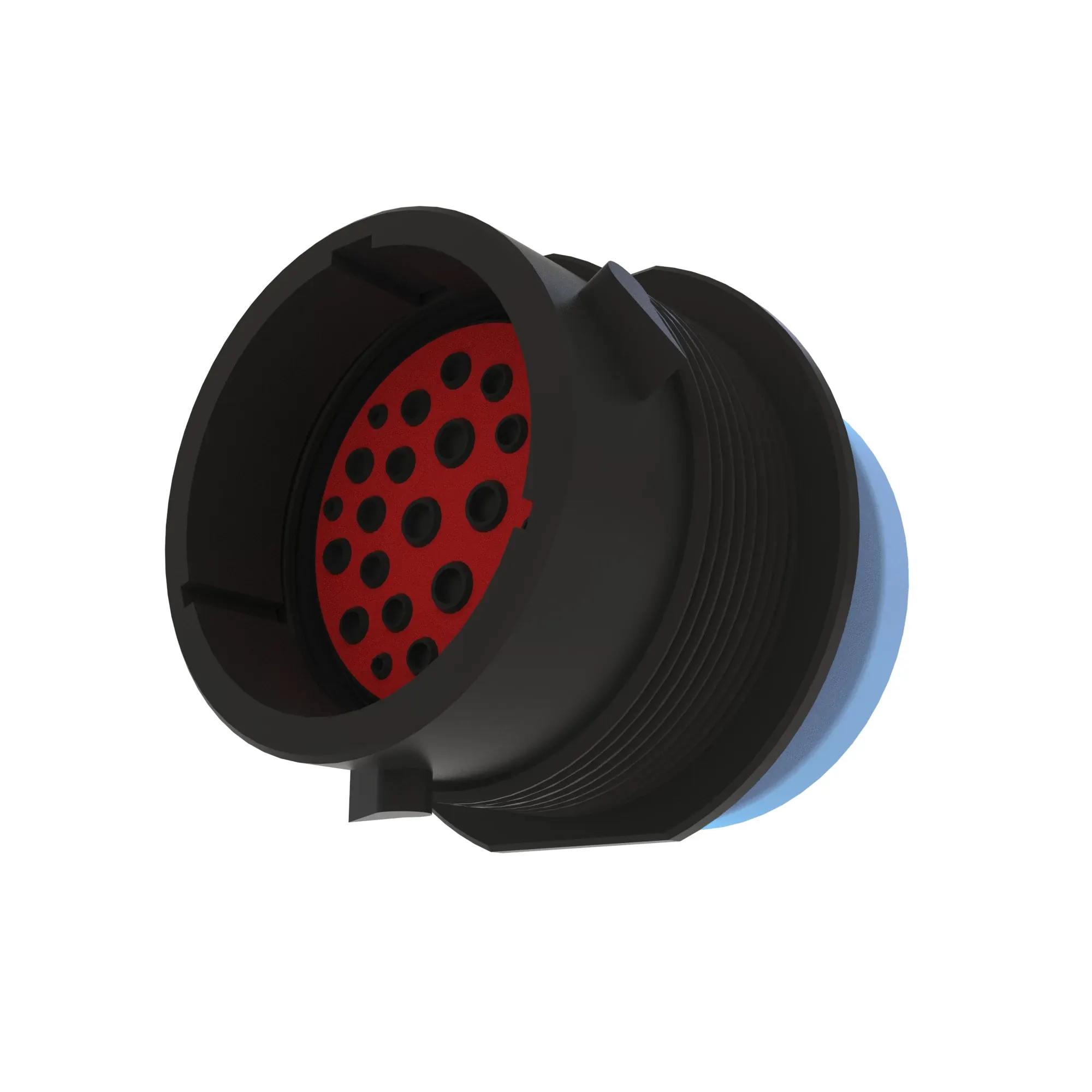 John Deere Black External Electrical Connector Housing, 29 Cavities - 57M11419