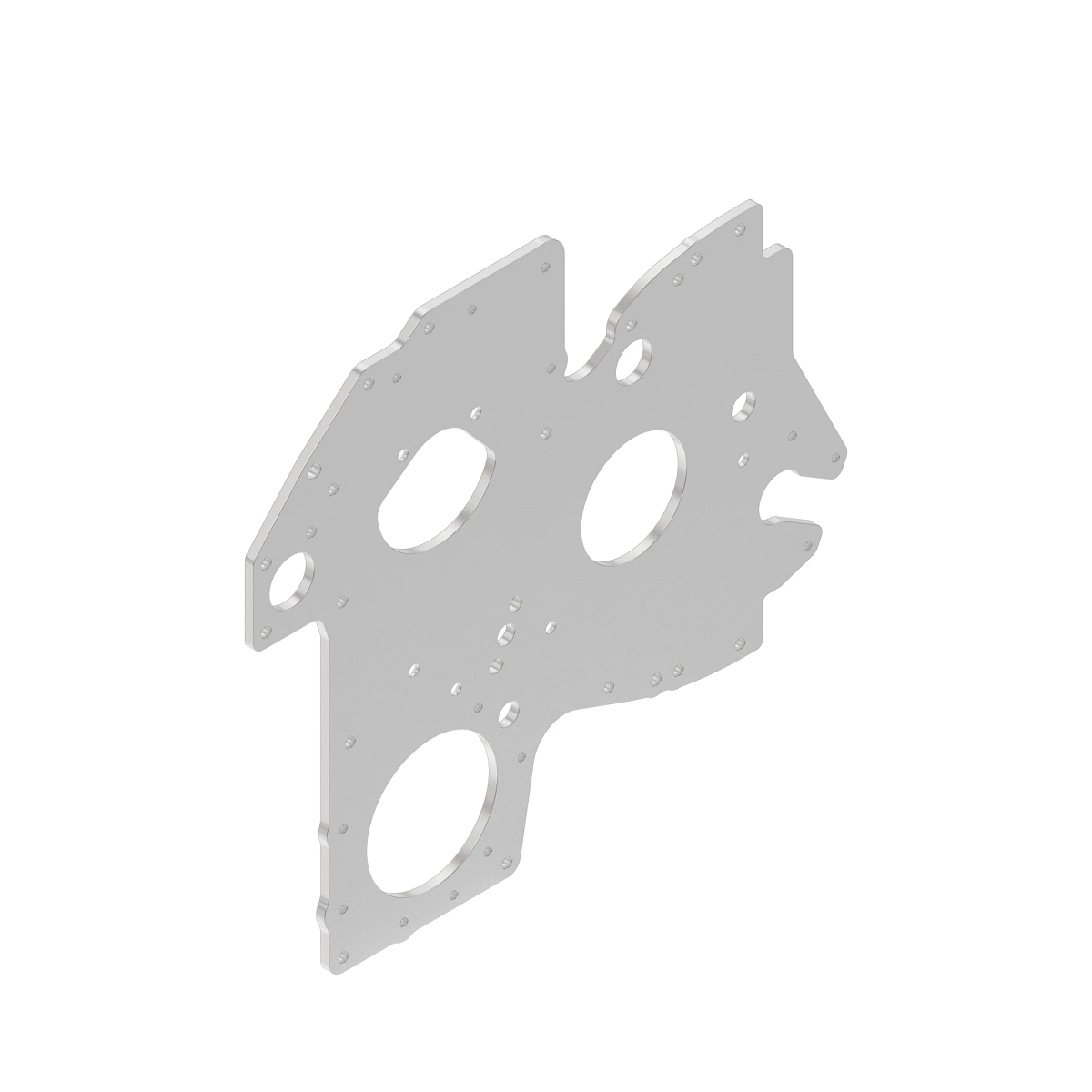 Plate, Front, Non-Aux Drive Tier-4