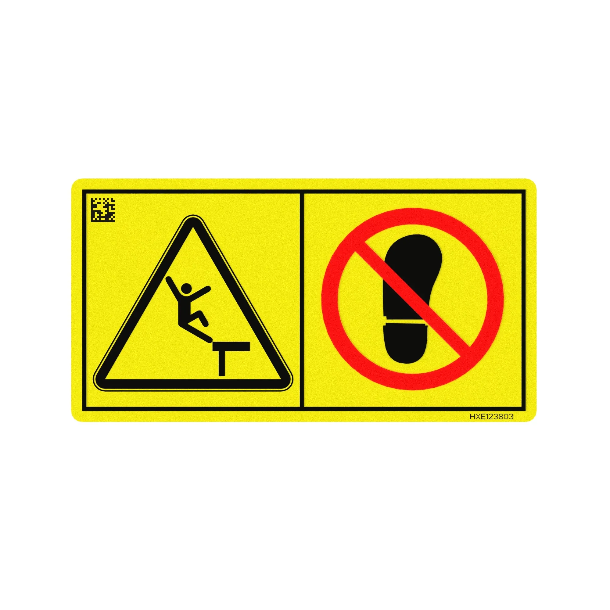 John Deere Warning Safety Sign - HXE123803