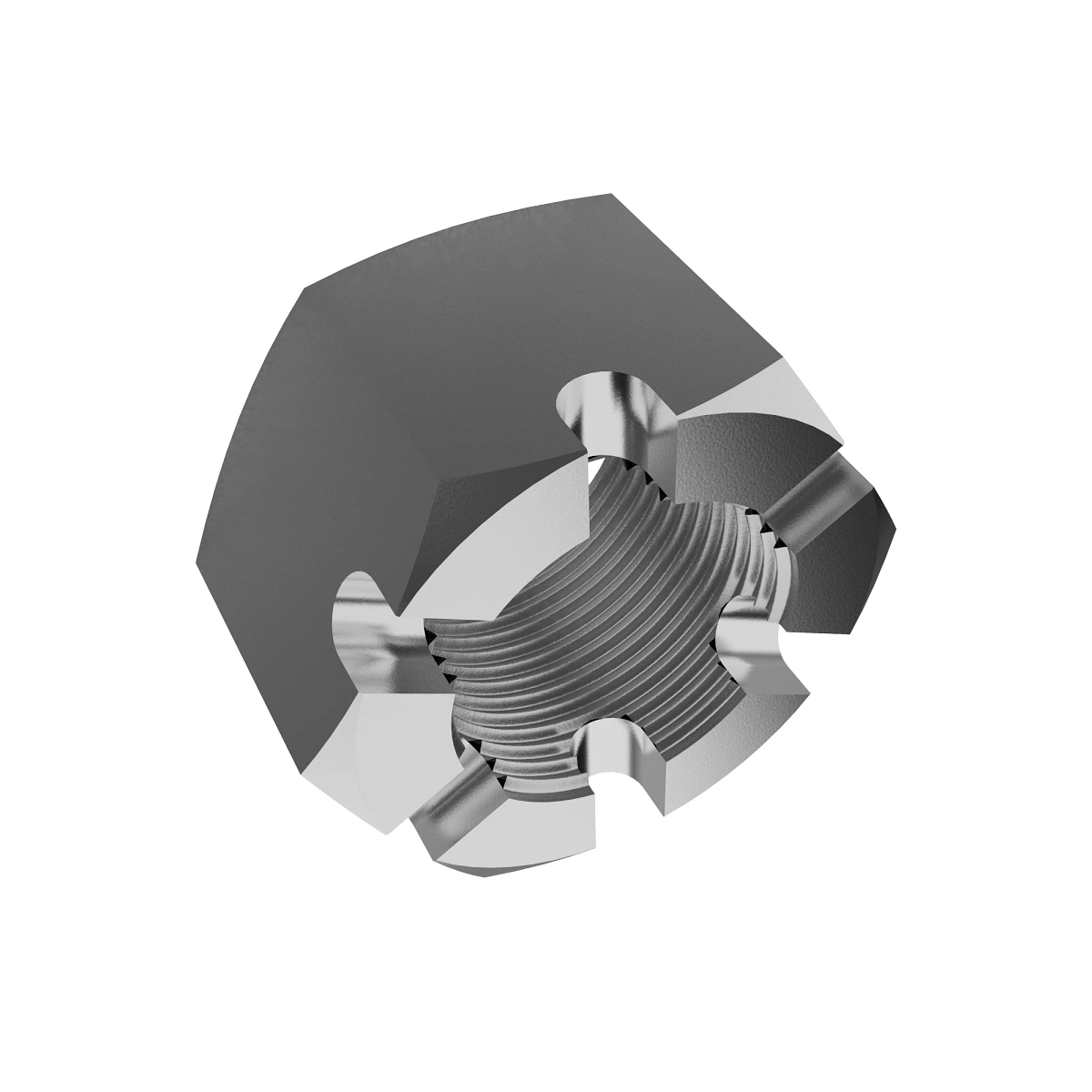 Nut, Metric, Thin Hex Slotted