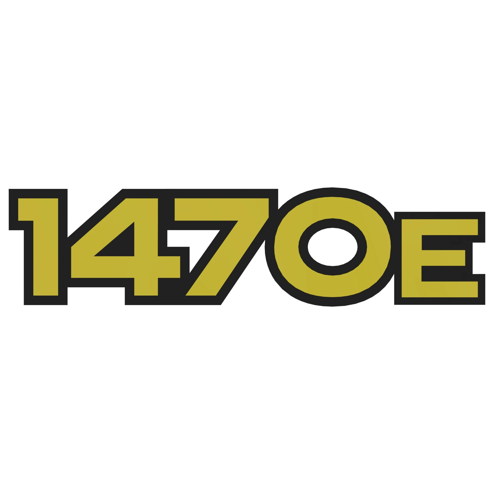 John Deere 1470E Label - F651486