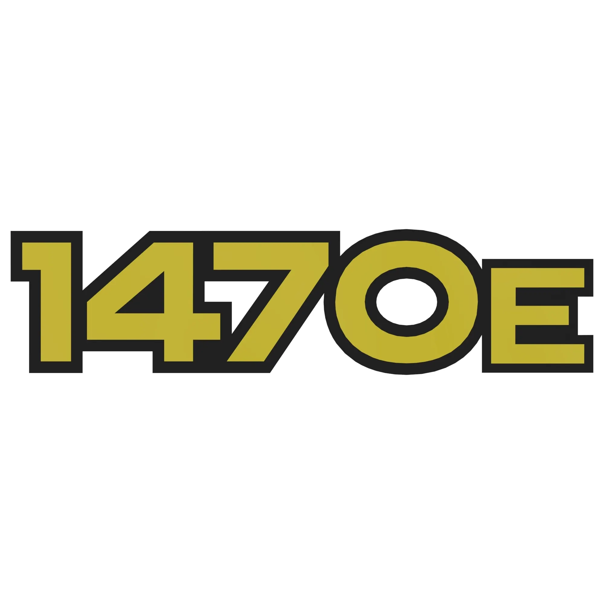 John Deere 1470E Label - F651486