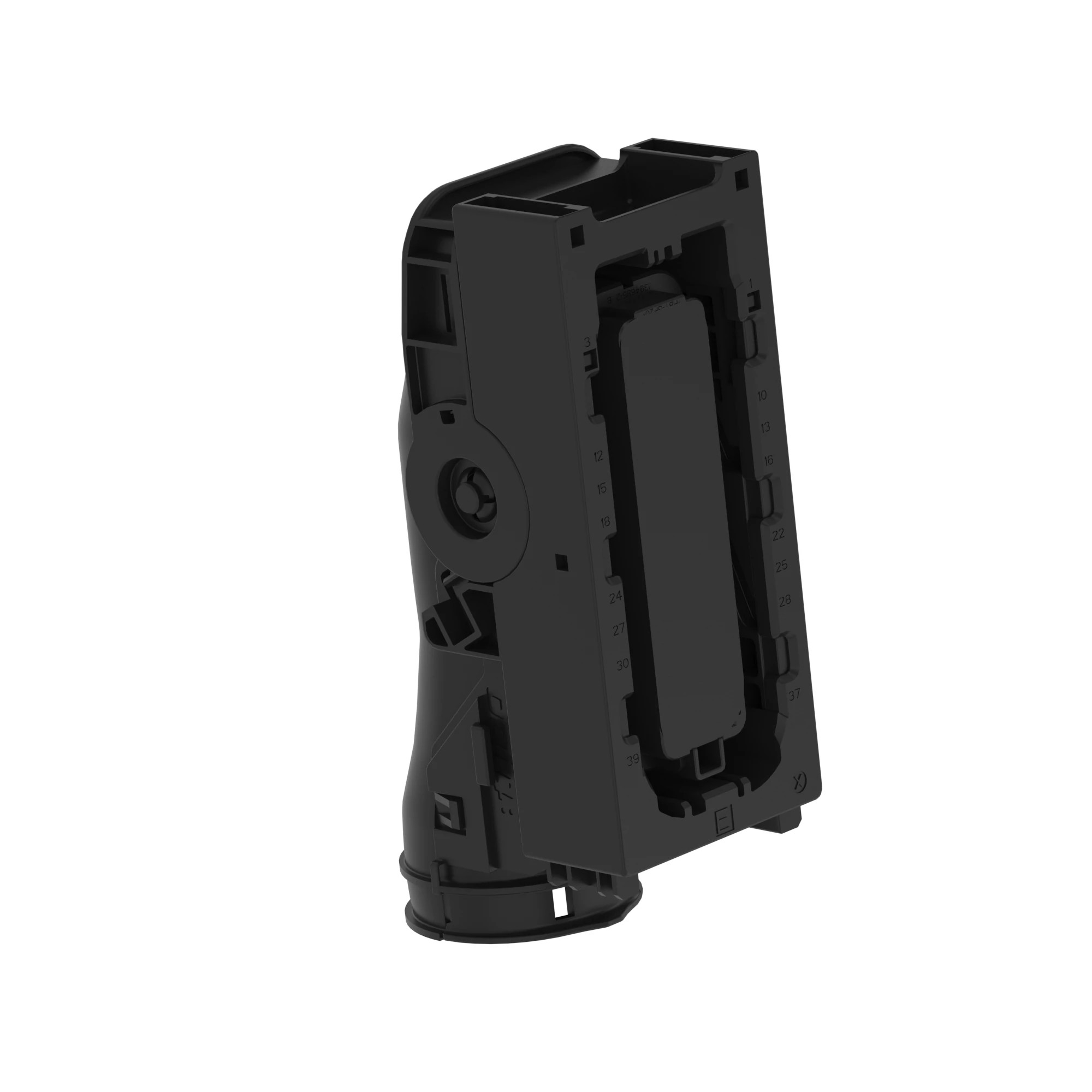 John Deere Tyco Black External Electrical Connector Housing, 62 Cavities - 57M8730