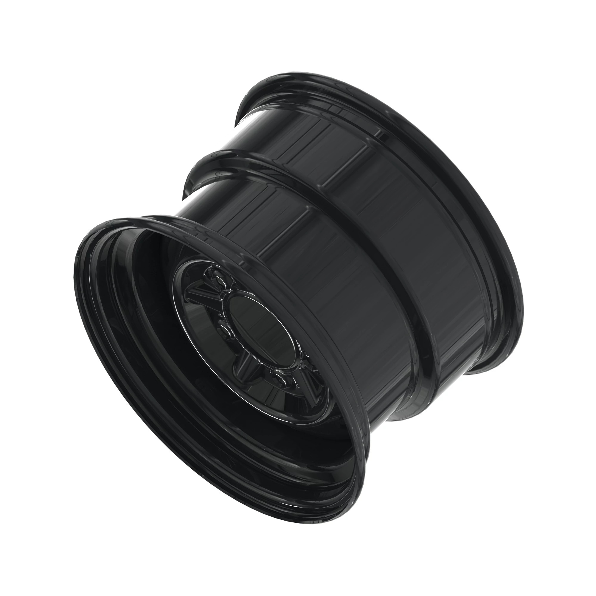 John Deere Rear Black Wheel For, 12X8 - AM143510