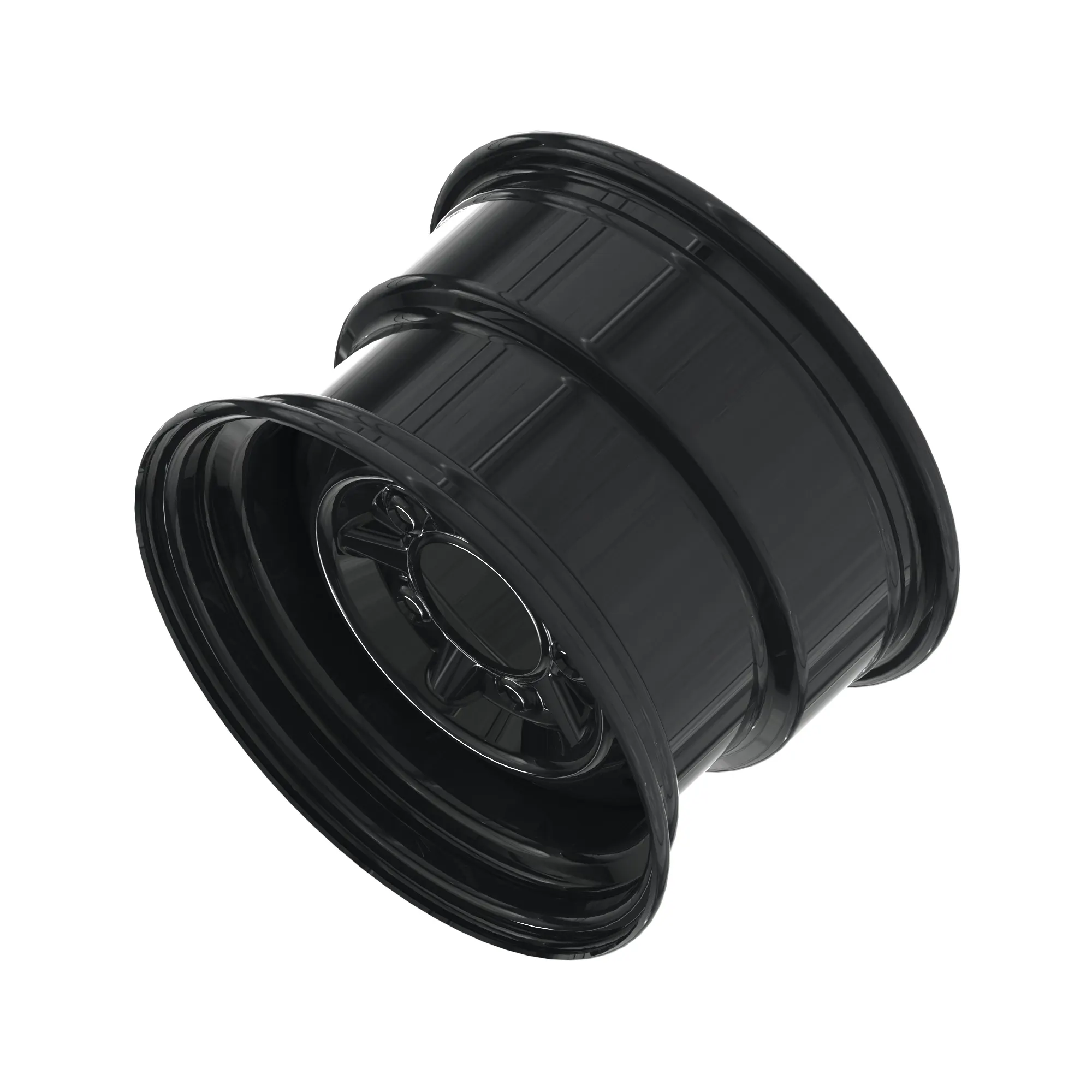 John Deere Rear Black Wheel For, 12X8 - AM143510