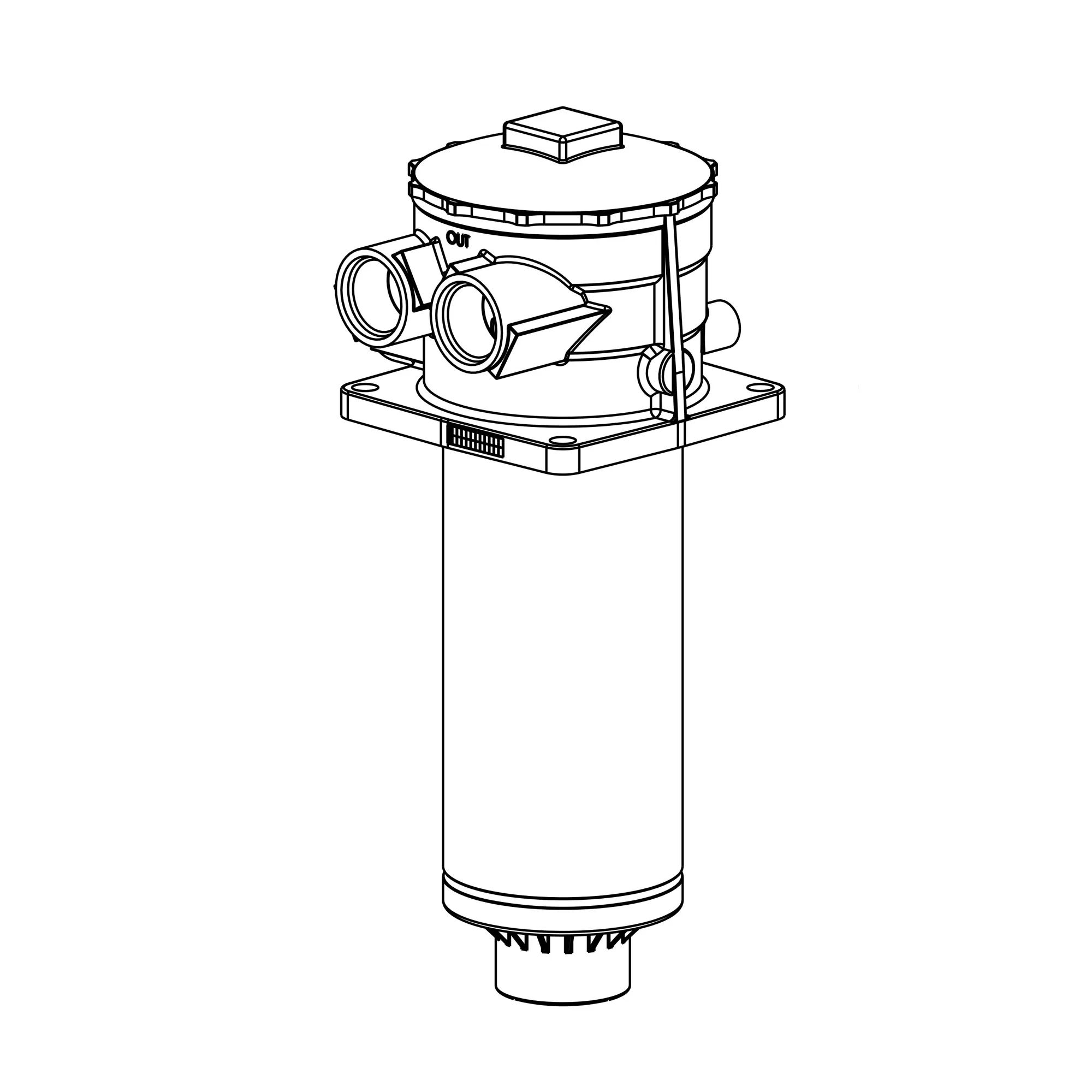 John Deere Hydraulic Oil Reservoir Filter - AXE54763