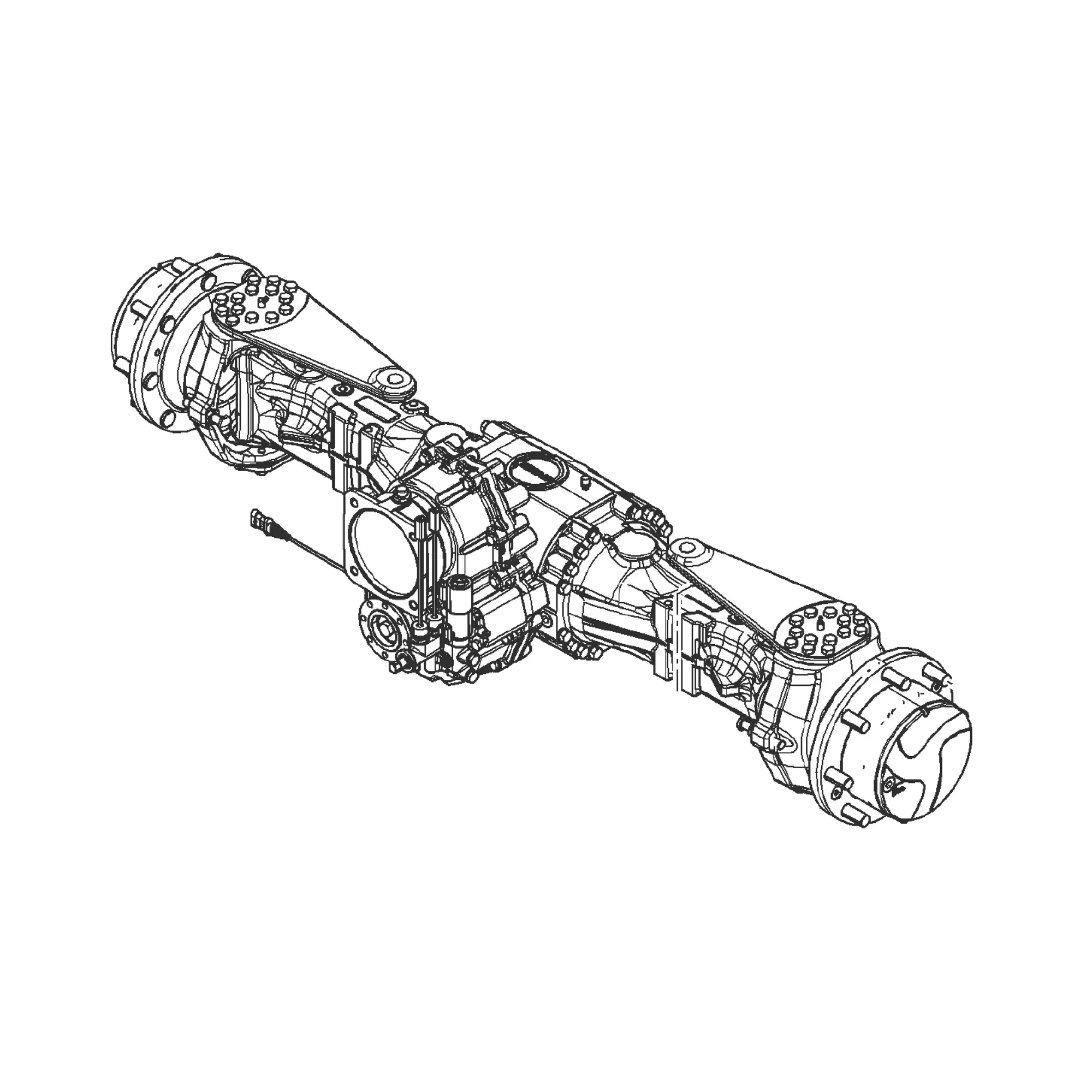 John Deere Rear Rigid Axle - LW12503250