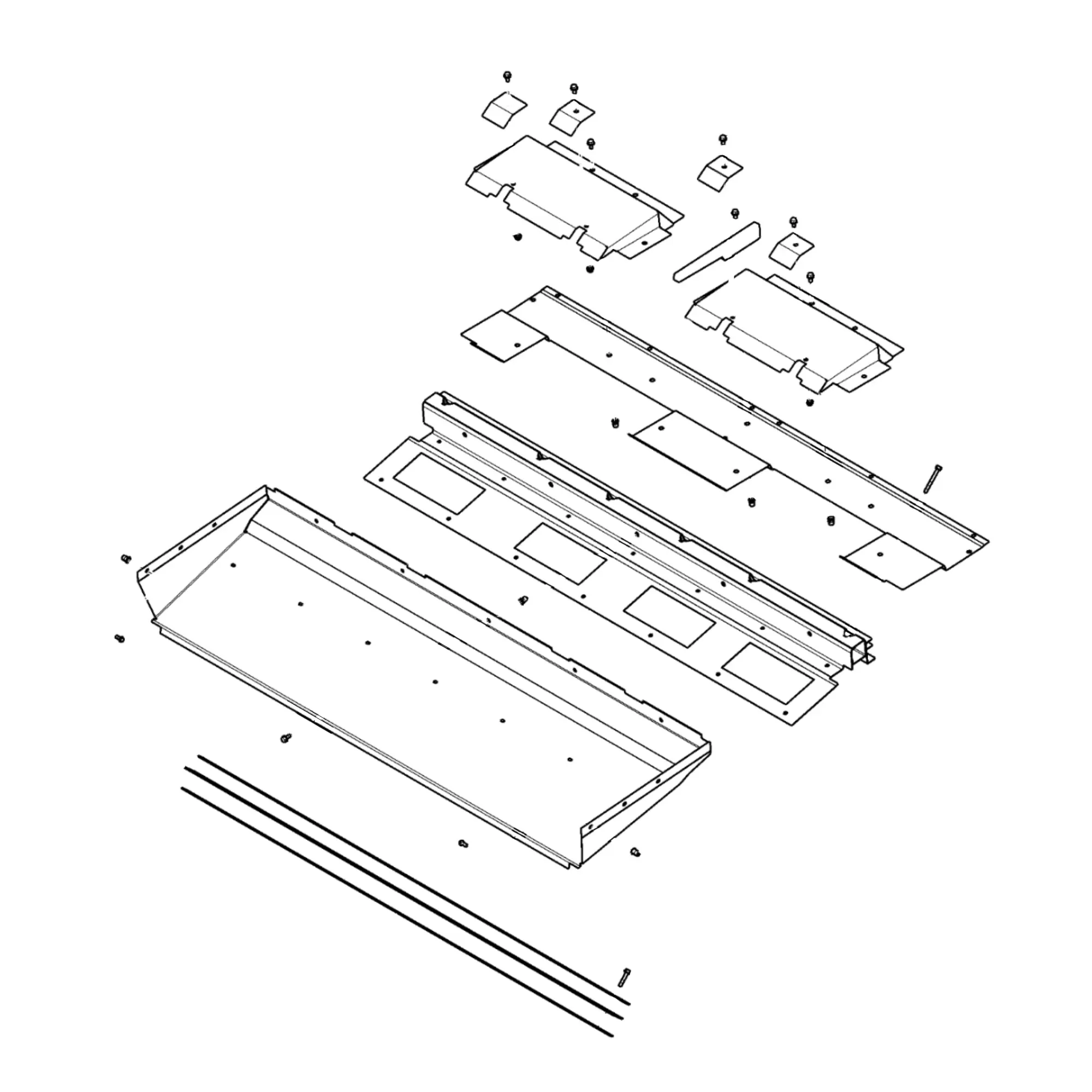John Deere Tailings Cover Kit - KXE10668