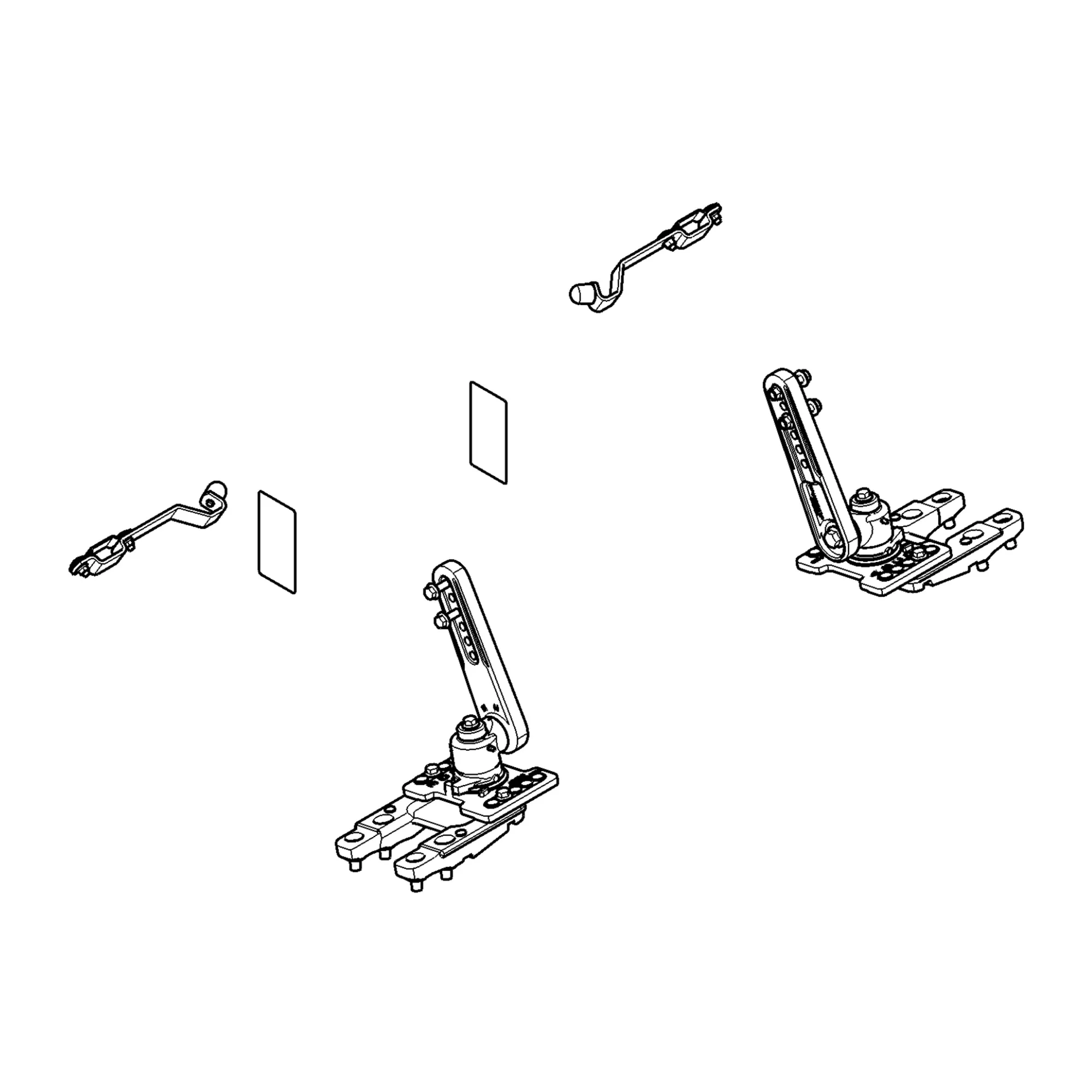 John Deere Turnable Front Fenders Base Support Attachment - BL15818