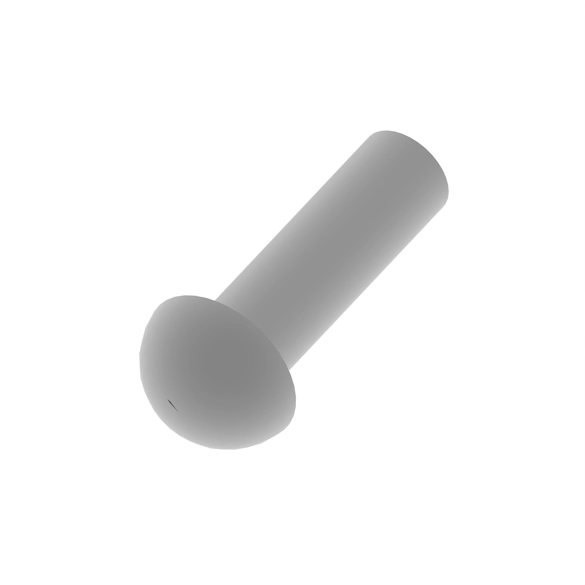 Rivet, Solid, Button Head