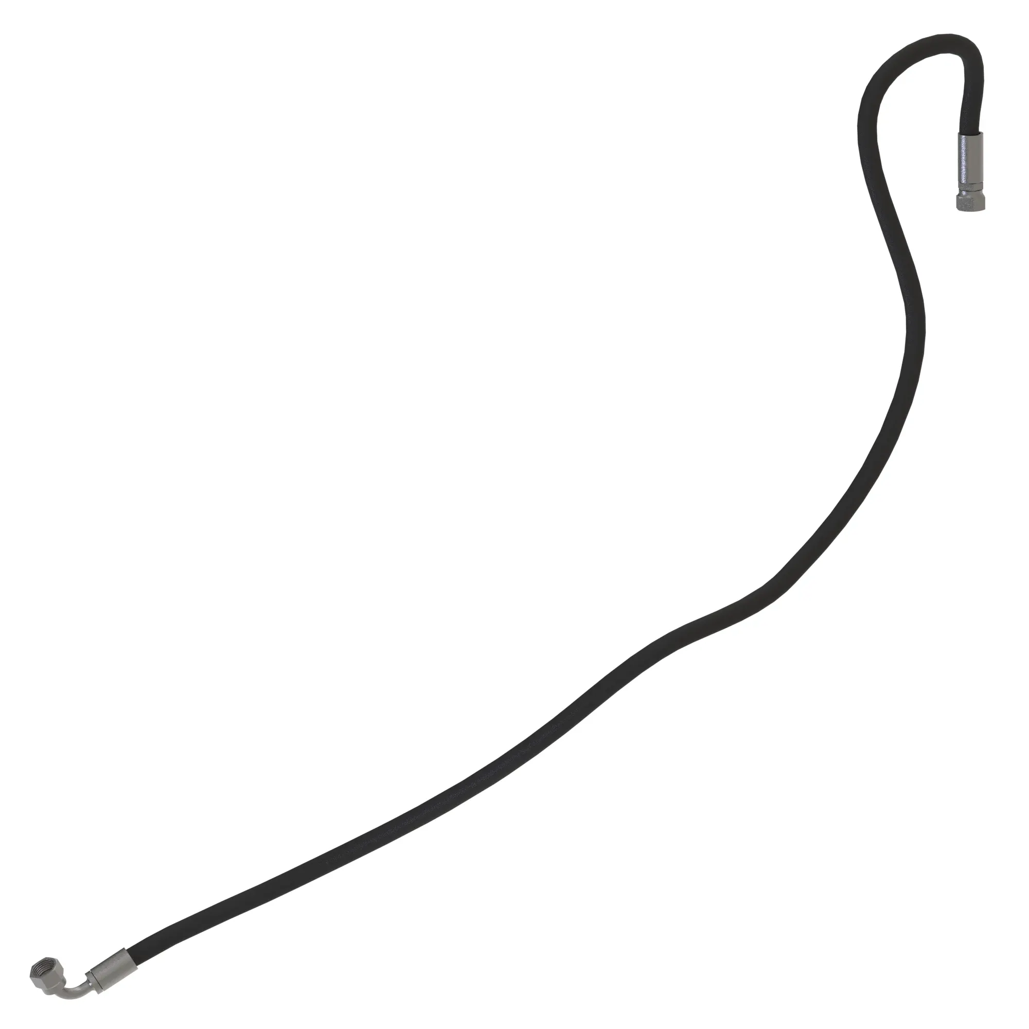 John Deere LH Steering Actuation Hydraulic Hose - TA18356