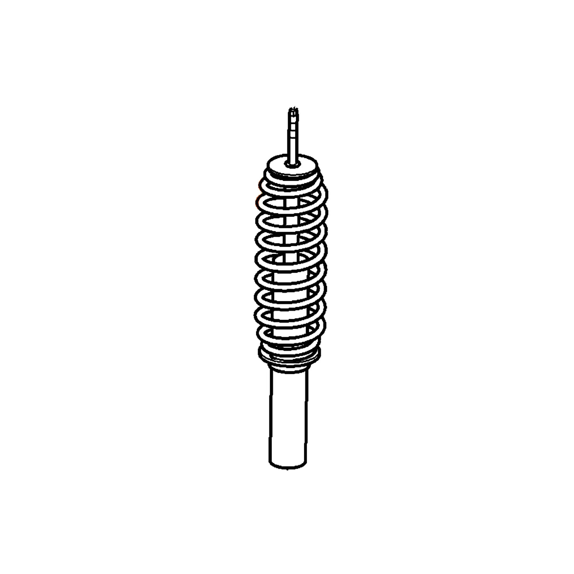 John Deere Front Shock Absorber - AM137957