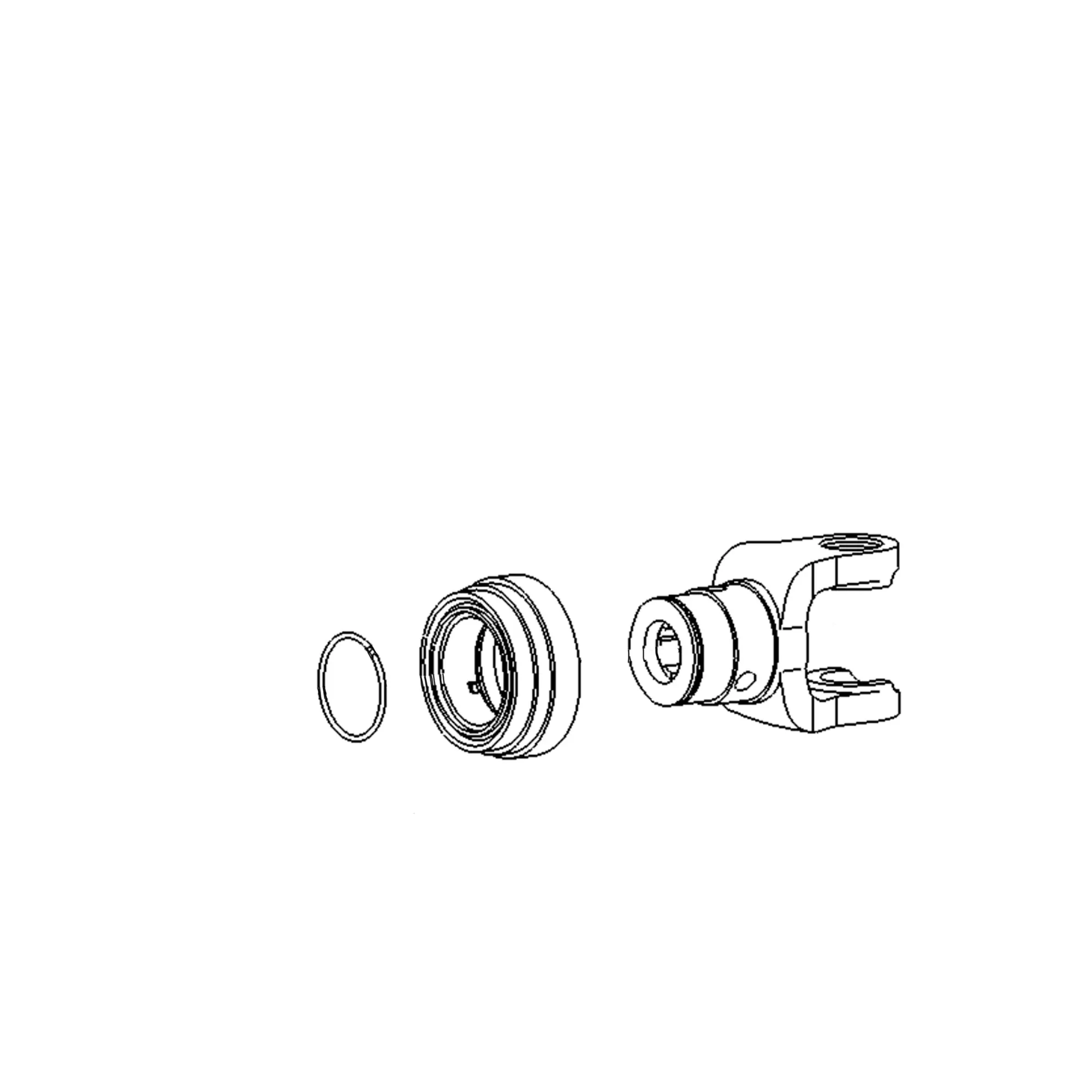 John Deere Main Universal Joint Shaft Jaw - AFH216710