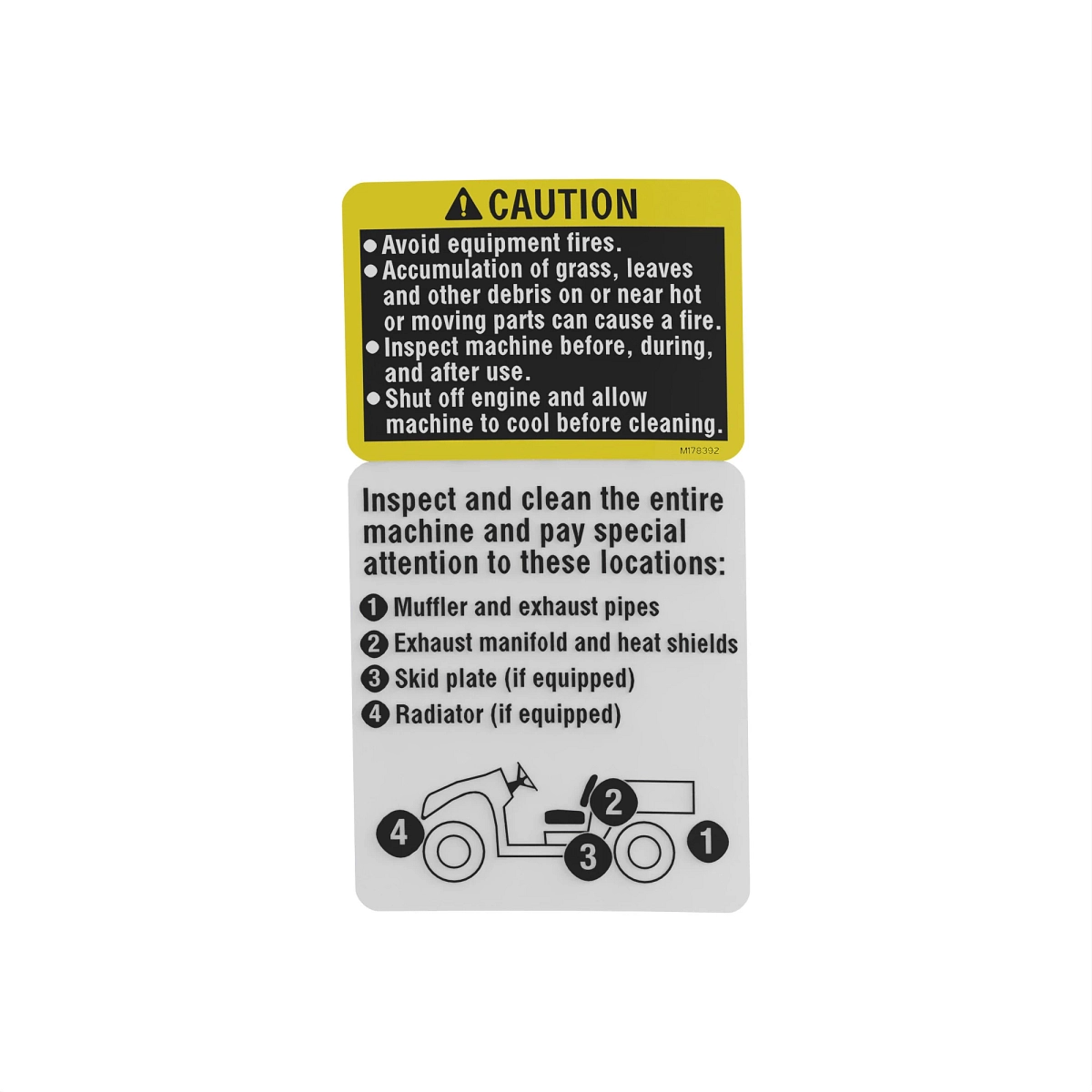 Label, Cleaning, English