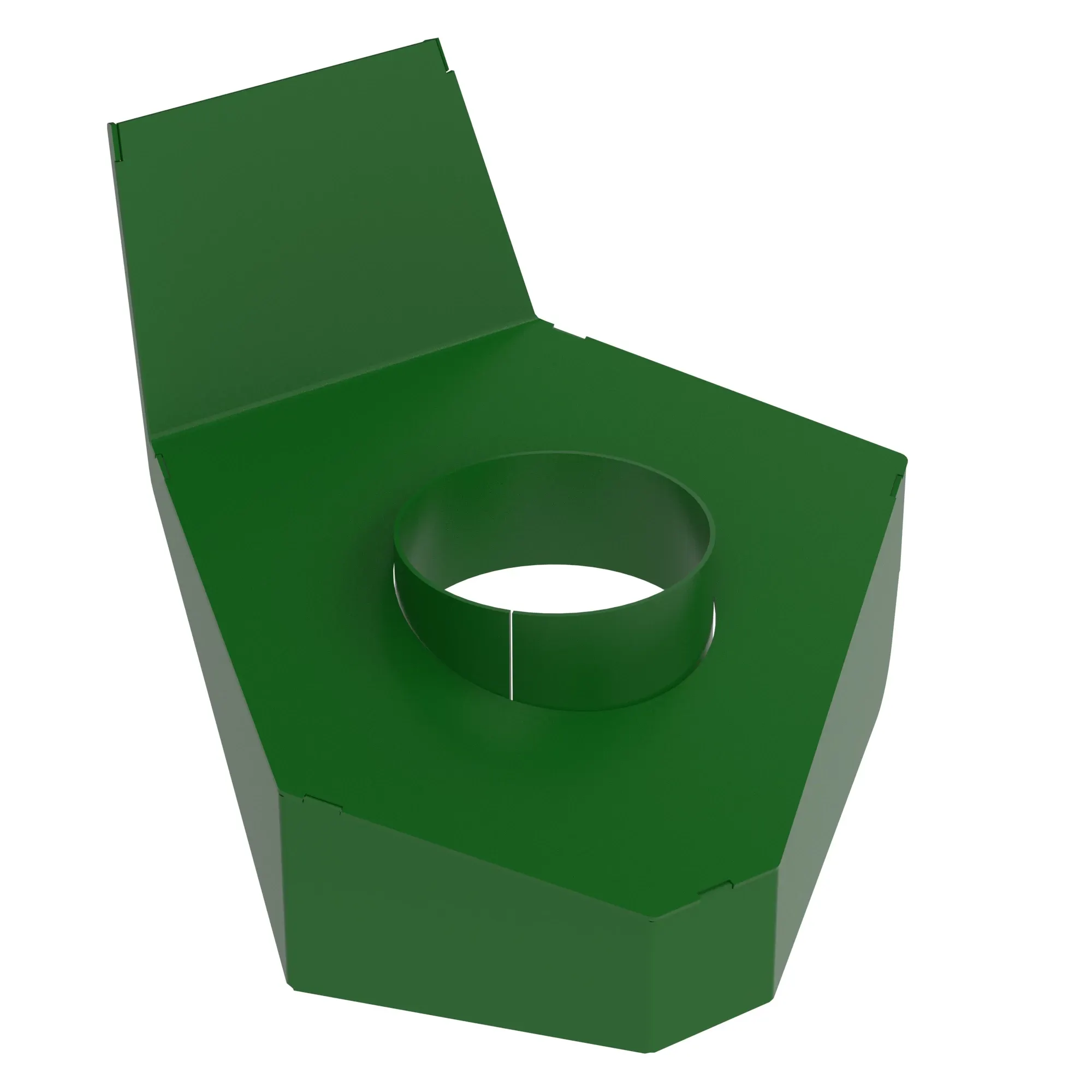 John Deere Diesel Exhaust Fluid Tank Spill Guard - F682010