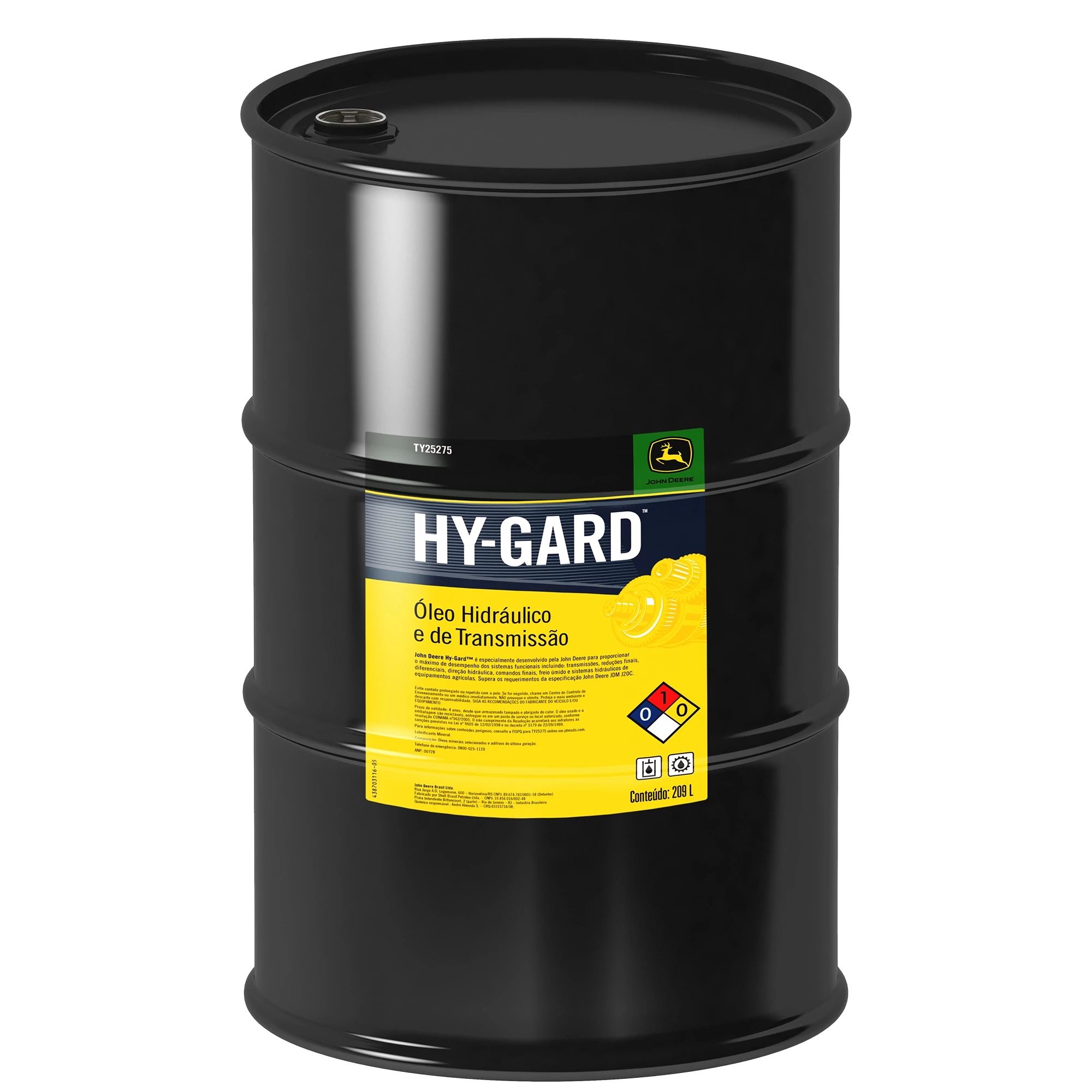 TY25275: Óleo Hidráulico e da Transmissão, Hy-Gard™, 209 Litros